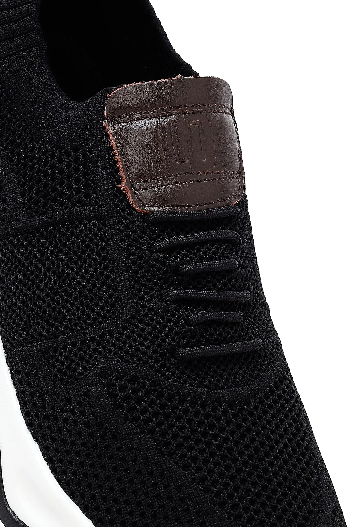 Derimod Zero Erkek Siyah Kalın Tabanlı Kumaş Sneaker - Image 9