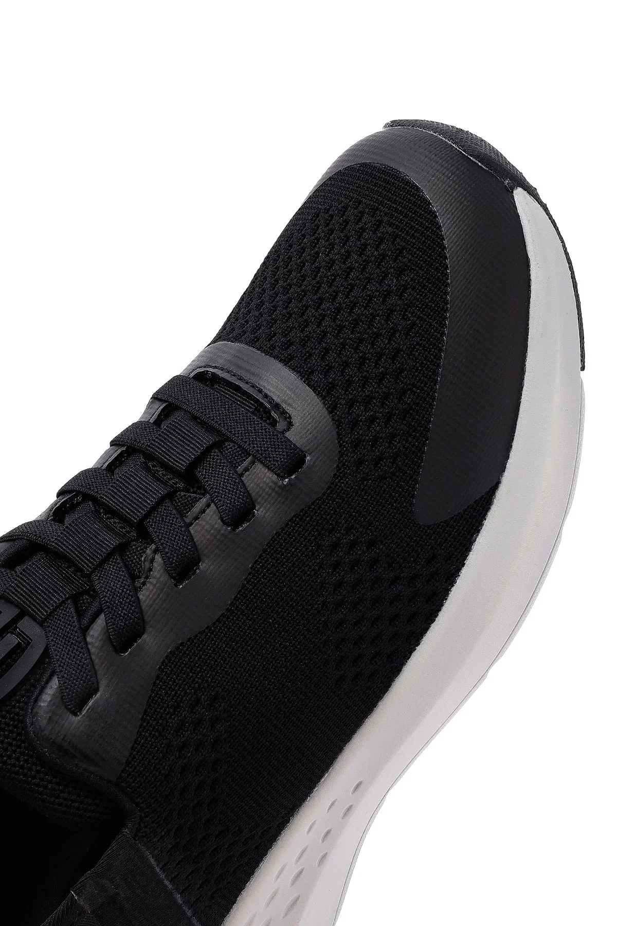 Derimod Zero Erkek Siyah Kalın Tabanlı Kumaş Sneaker - Image 10