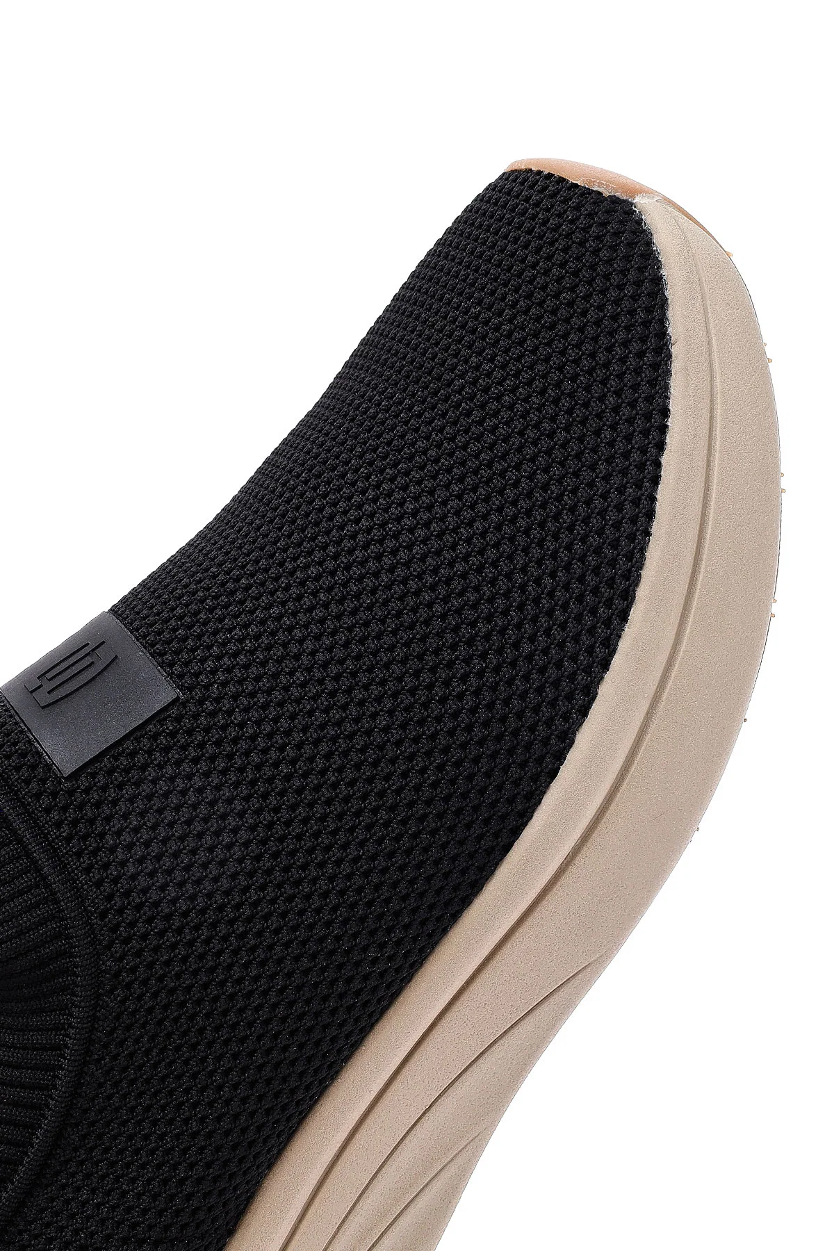 Derimod Zero Erkek Siyah Kalın Tabanlı Kumaş Sneaker - Image 10