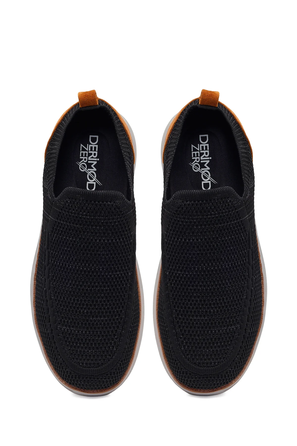 Derimod Zero Erkek Siyah Kalın Tabanlı Kumaş Sneaker - Image 4