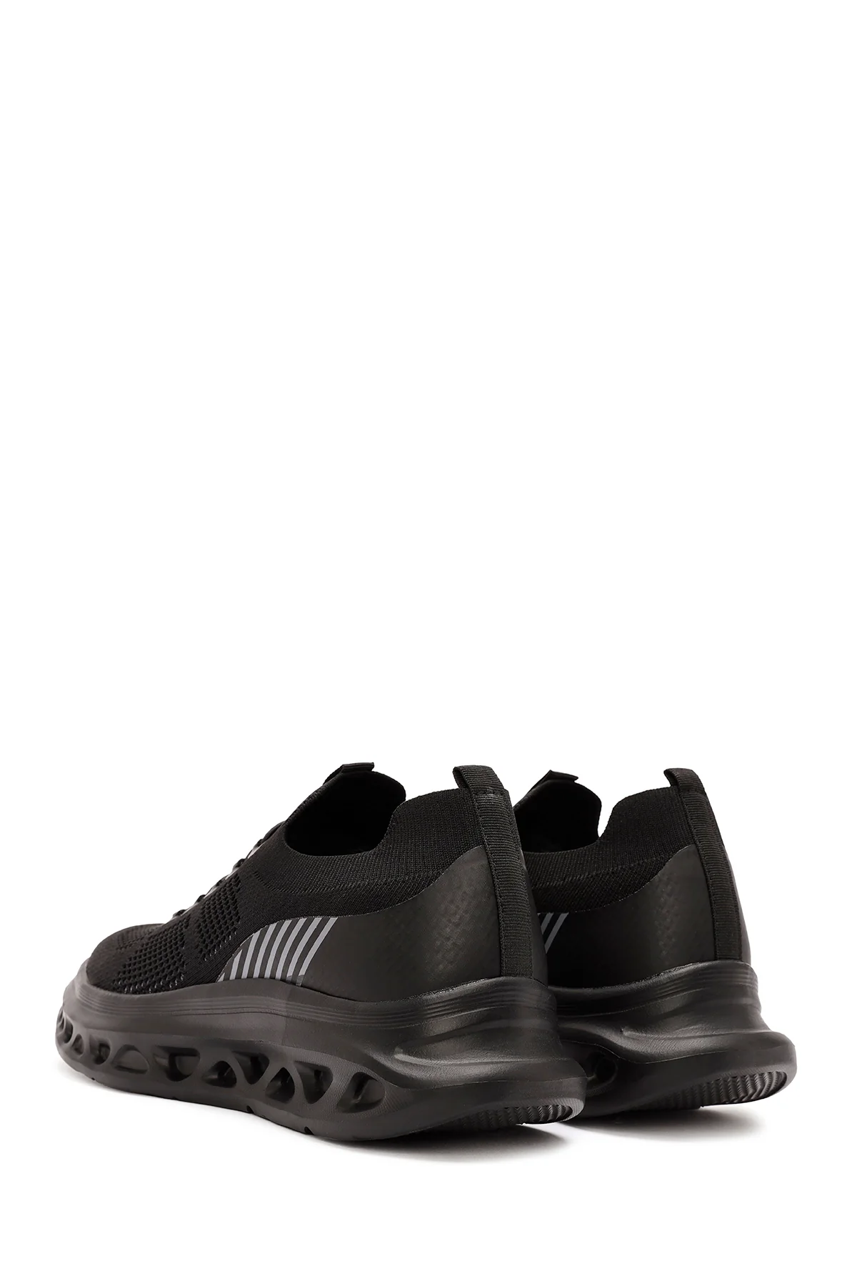 Derimod Zero Erkek Siyah Kalın Tabanlı Kumaş Sneaker - Image 6