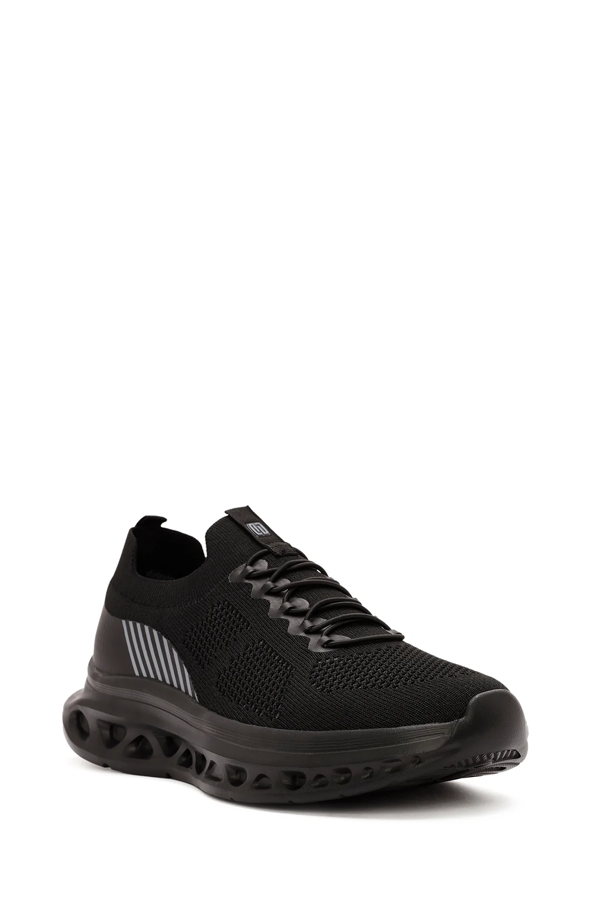 Derimod Zero Erkek Siyah Kalın Tabanlı Kumaş Sneaker - Image 7