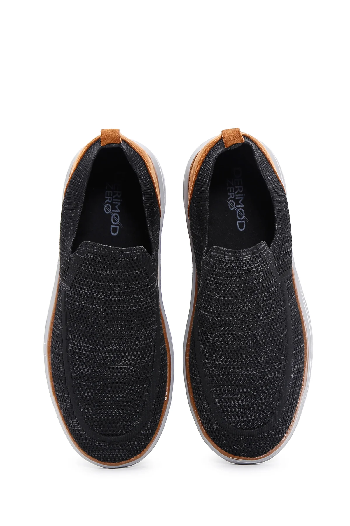 Derimod Zero Erkek Siyah Kalın Tabanlı Sneaker - Image 6