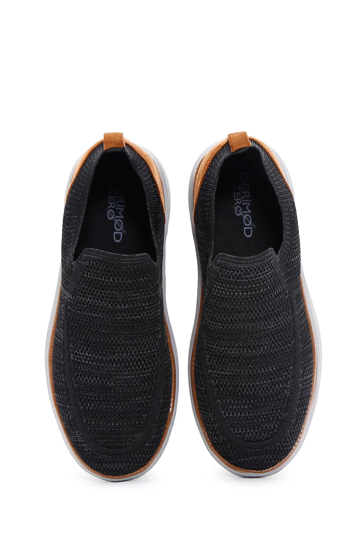 Derimod Zero Erkek Siyah Kalın Tabanlı Sneaker - Image 6