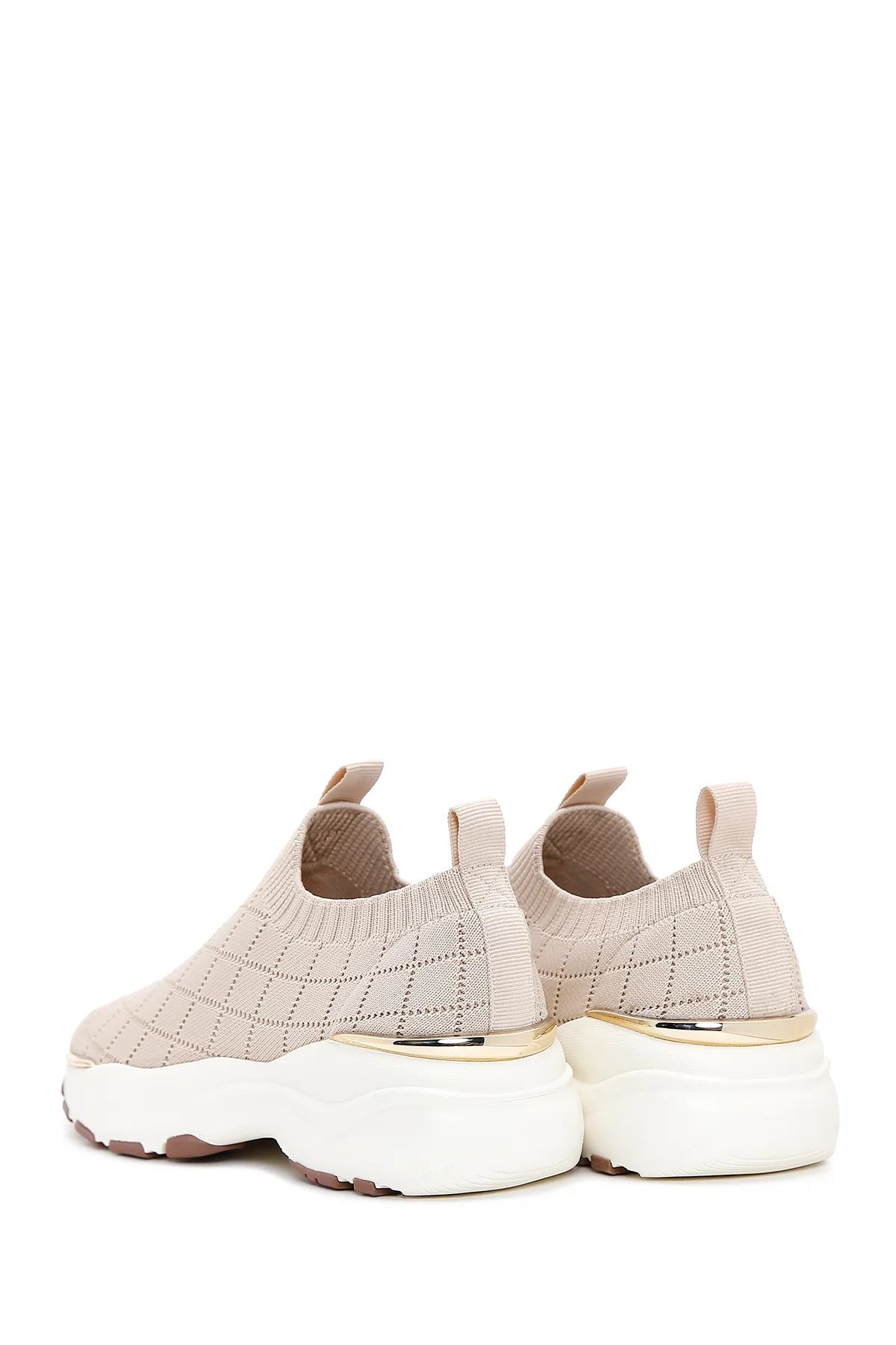 Derimod Zero Kadın Bej Desenli Kalın Tabanlı Sneaker - Image 5
