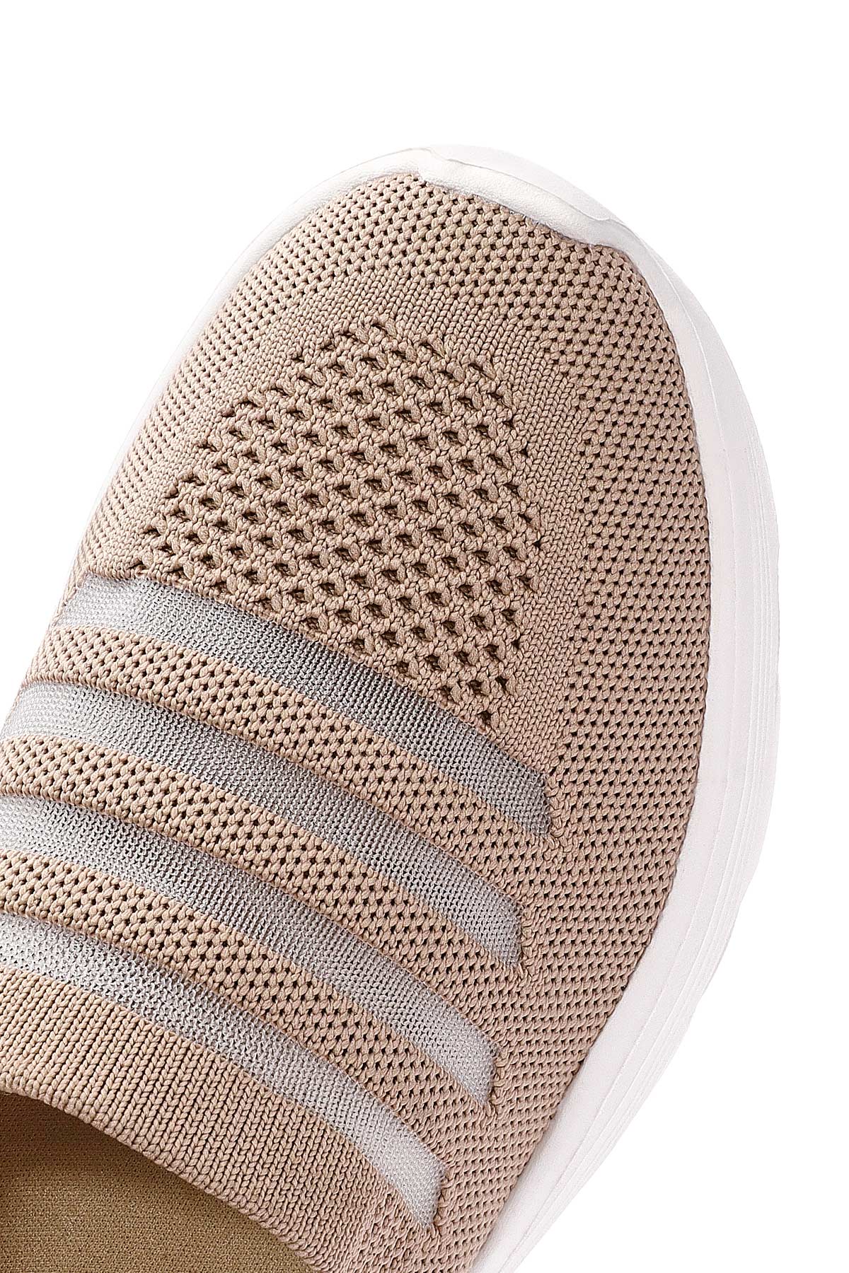 Derimod Zero Kadın Bej Kumaş Casual Sneaker - Image 8