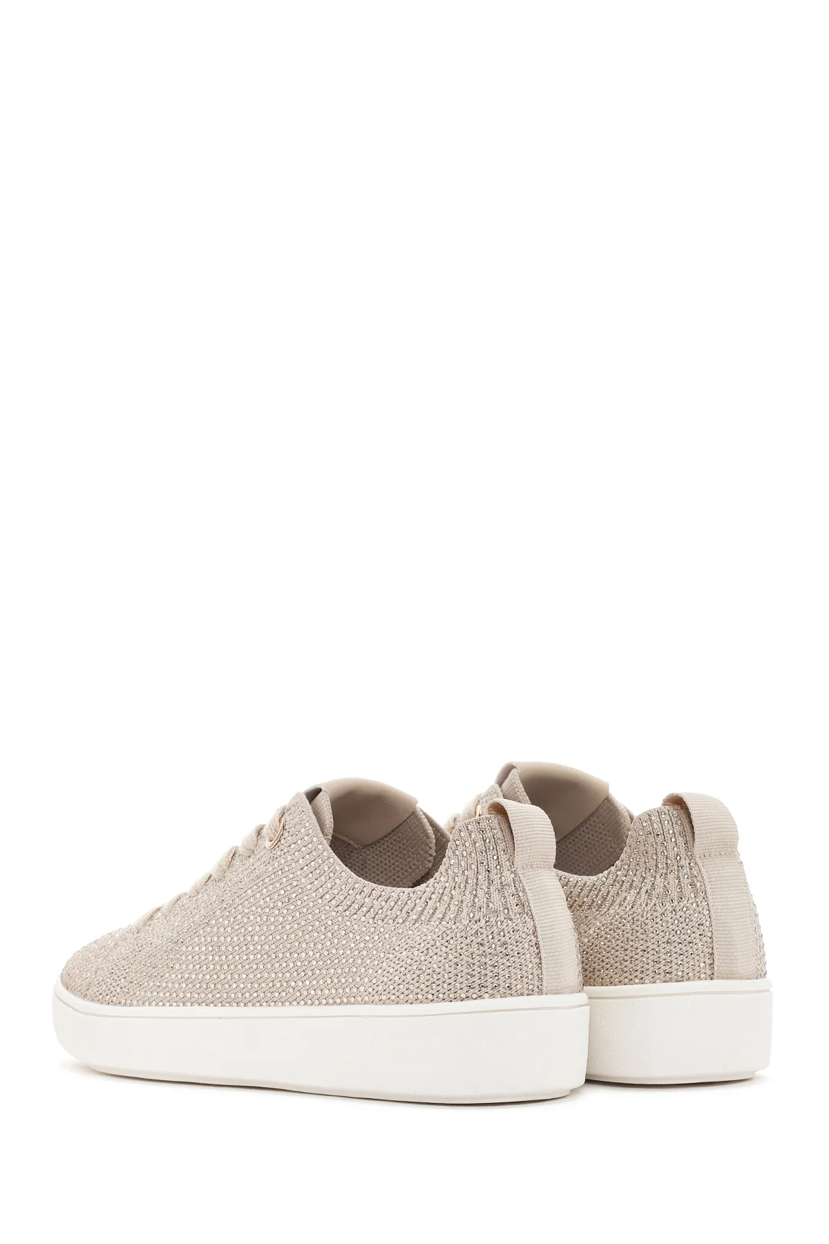 Derimod Zero Kadın Bej Taşlı Sneaker - Image 5