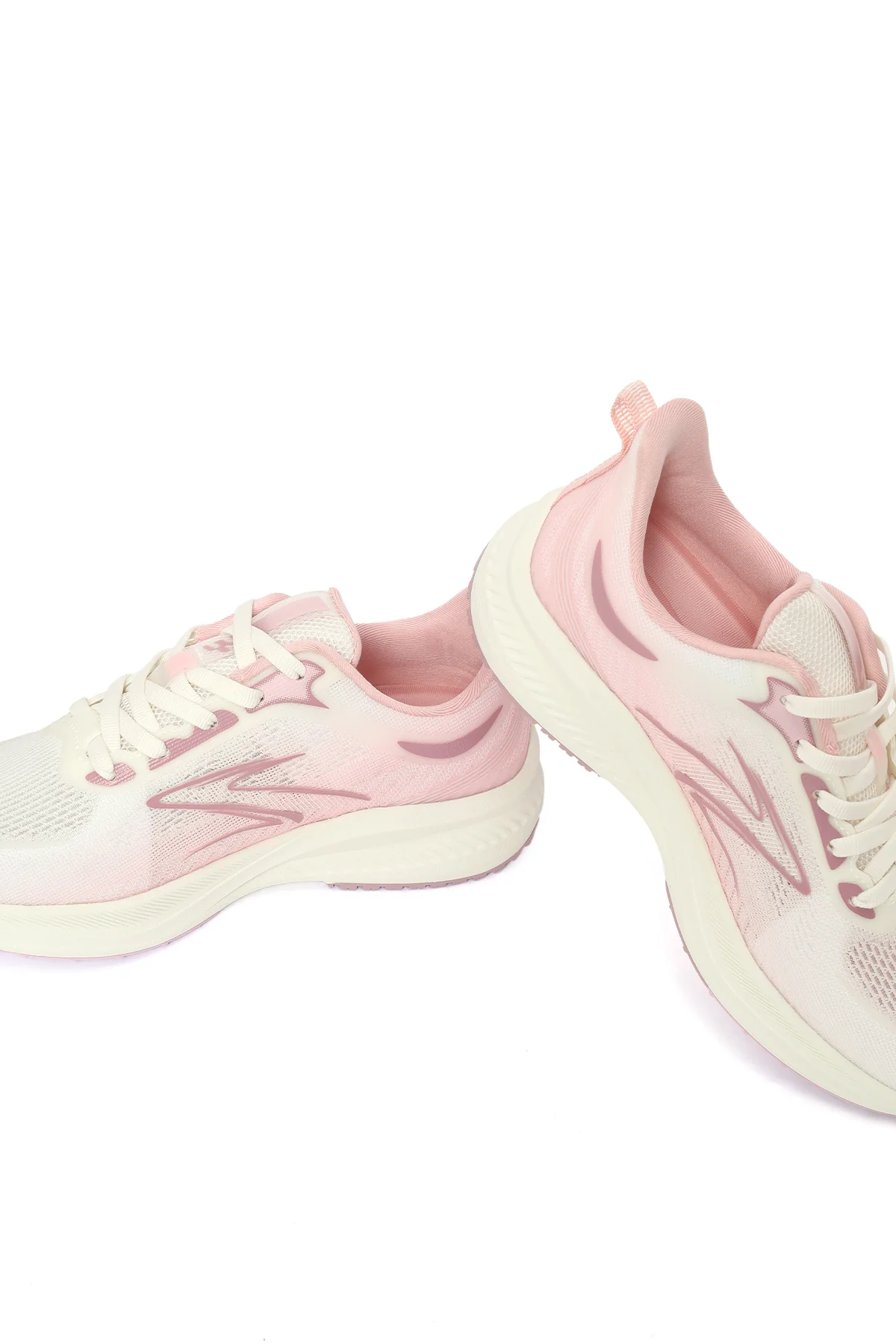 Derimod Zero Kadın Beyaz Bağcıklı Kalın Tabanlı Kumaş Sneaker - Image 10