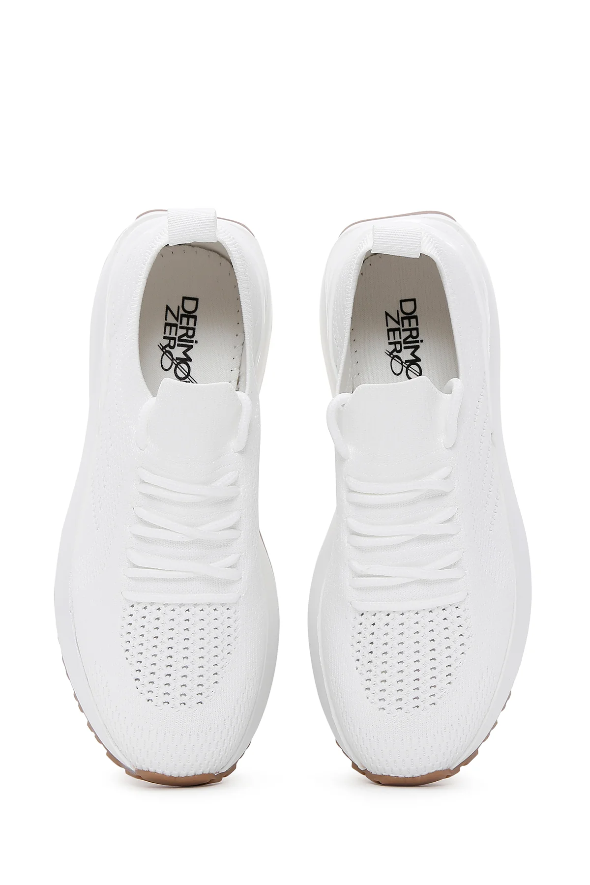 Derimod Zero Kadın Beyaz Bağcıklı Kalın Tabanlı Sneaker - Image 6