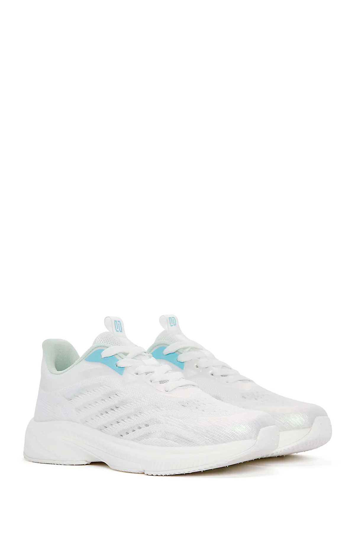 Derimod Zero Kadın Beyaz Bağcıklı Kalın Tabanlı Spor Sneaker - Image 3