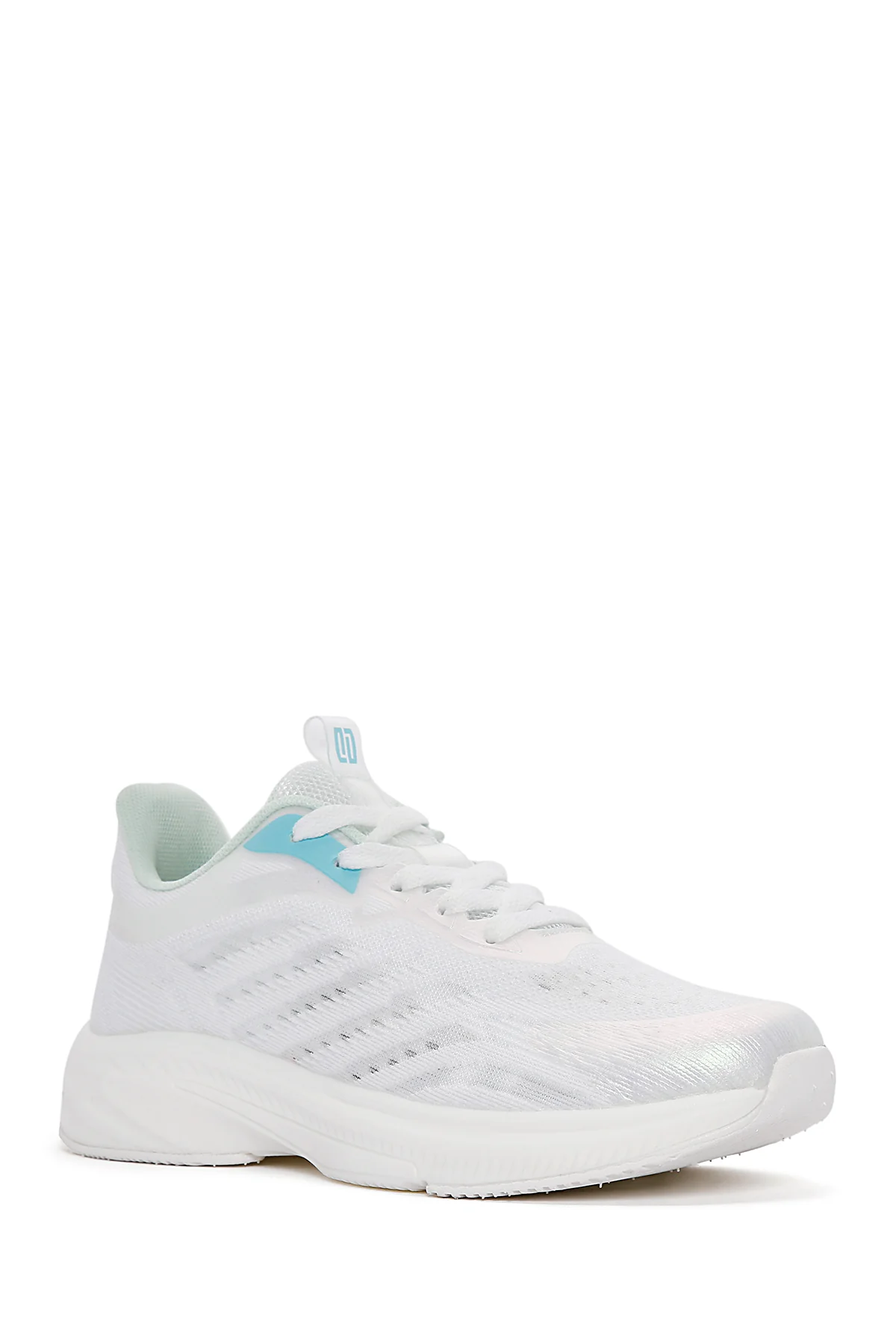 Derimod Zero Kadın Beyaz Bağcıklı Kalın Tabanlı Spor Sneaker - Image 6