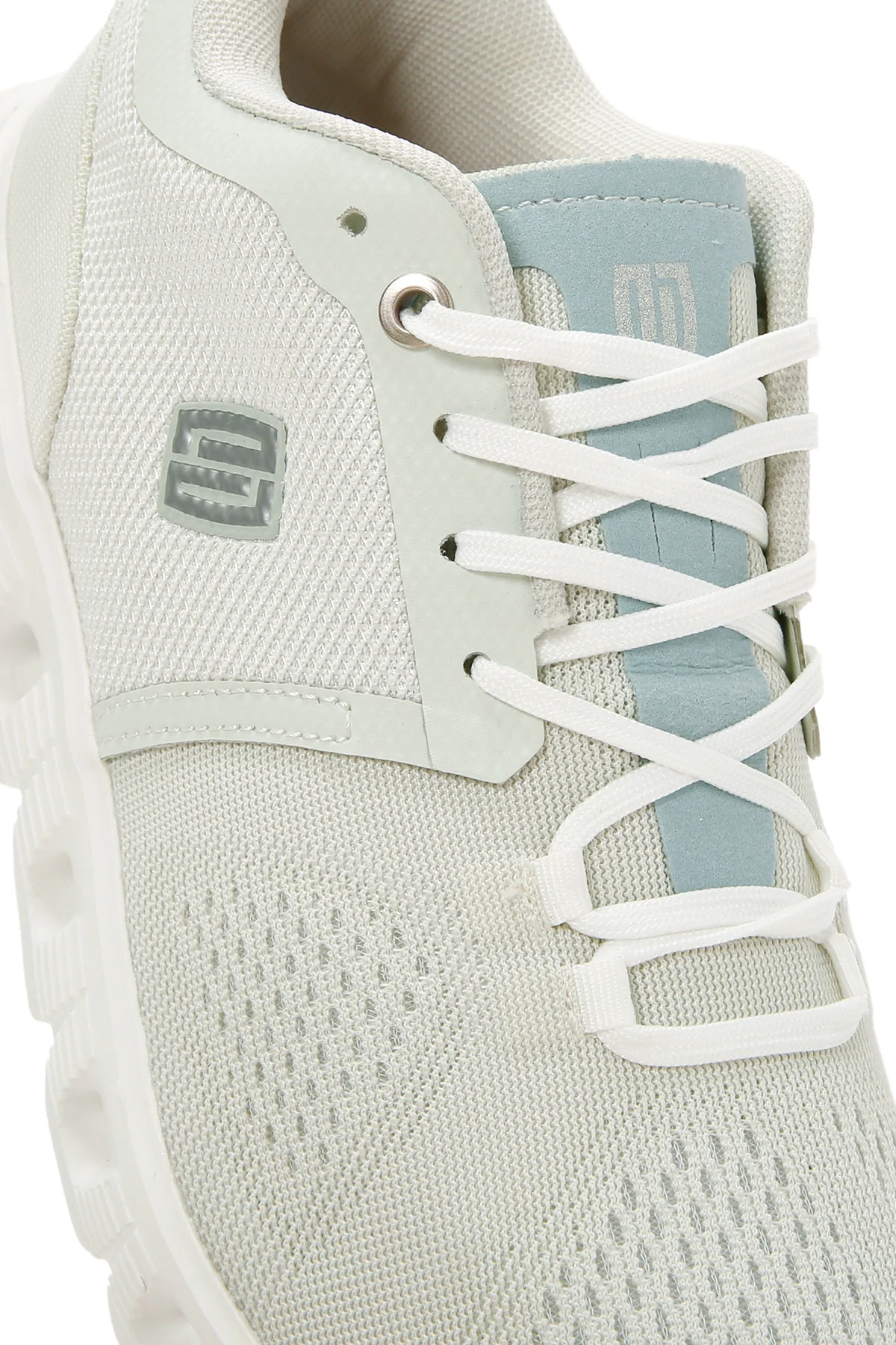 Derimod Zero Kadın Beyaz Bağcıklı Kumaş Sneaker - Image 10