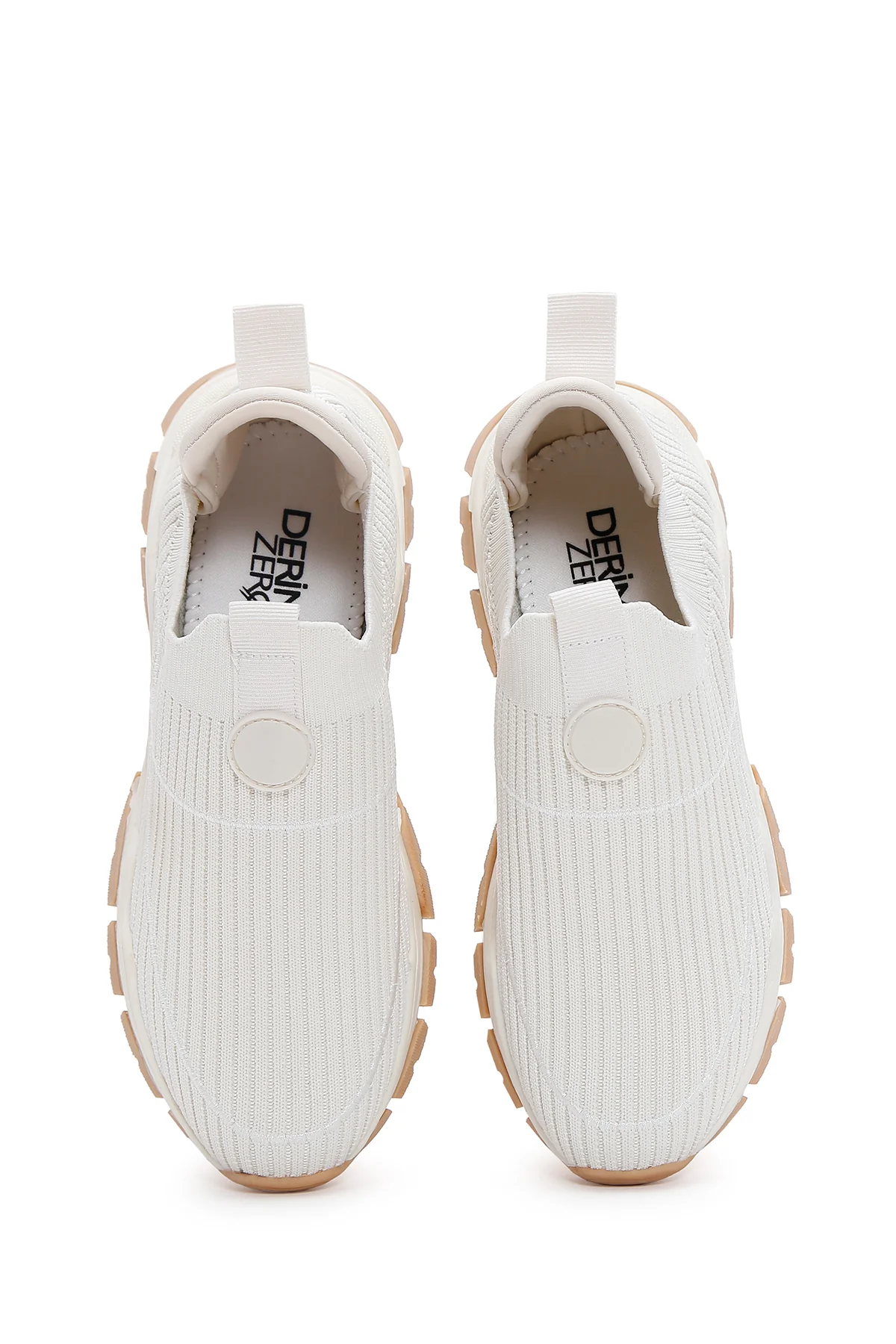 Derimod Zero Kadın Beyaz Kalın Tabanlı Sneaker - Image 6