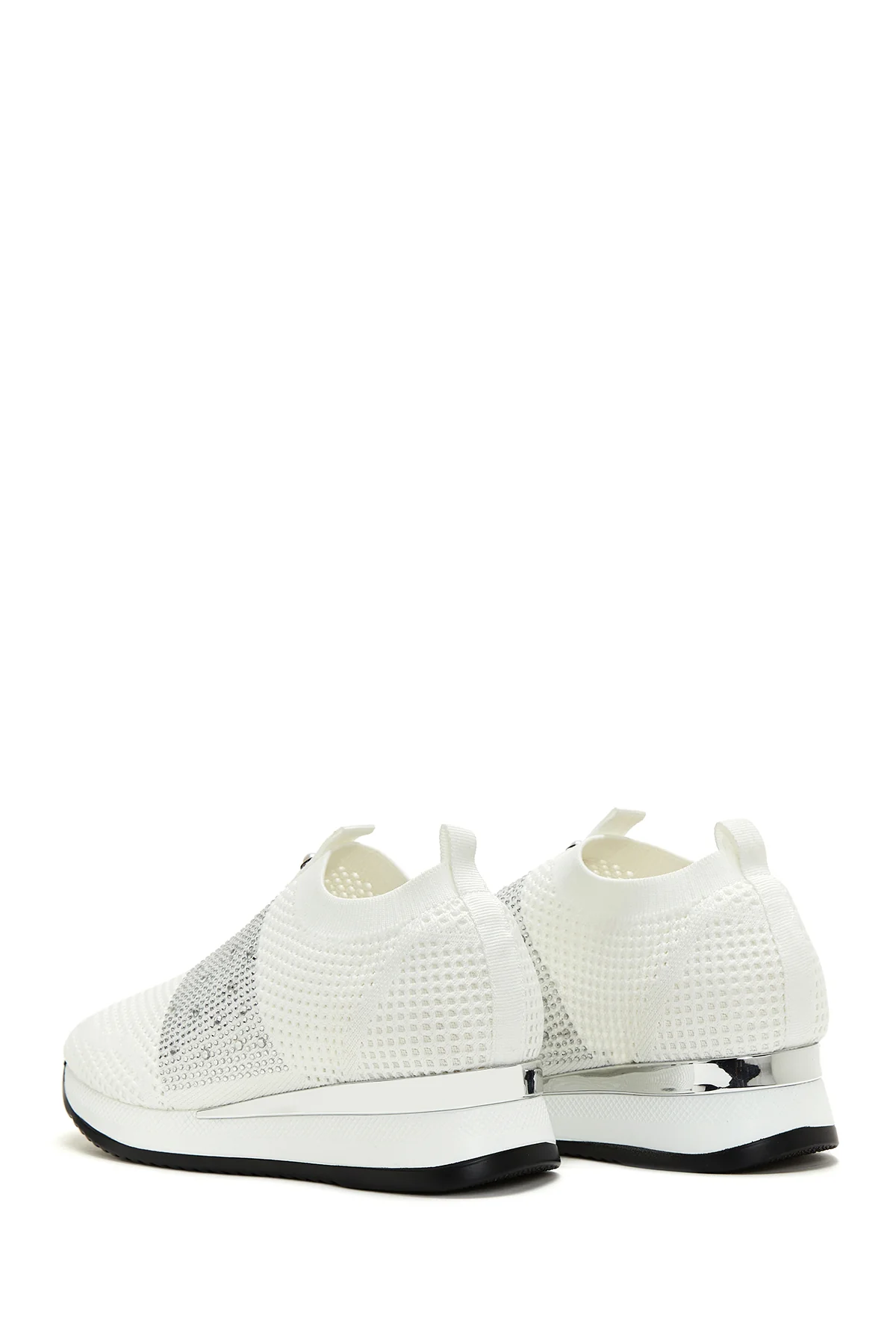 Derimod Zero Kadın Beyaz Kalın Tabanlı Taşlı Sneaker - Image 7