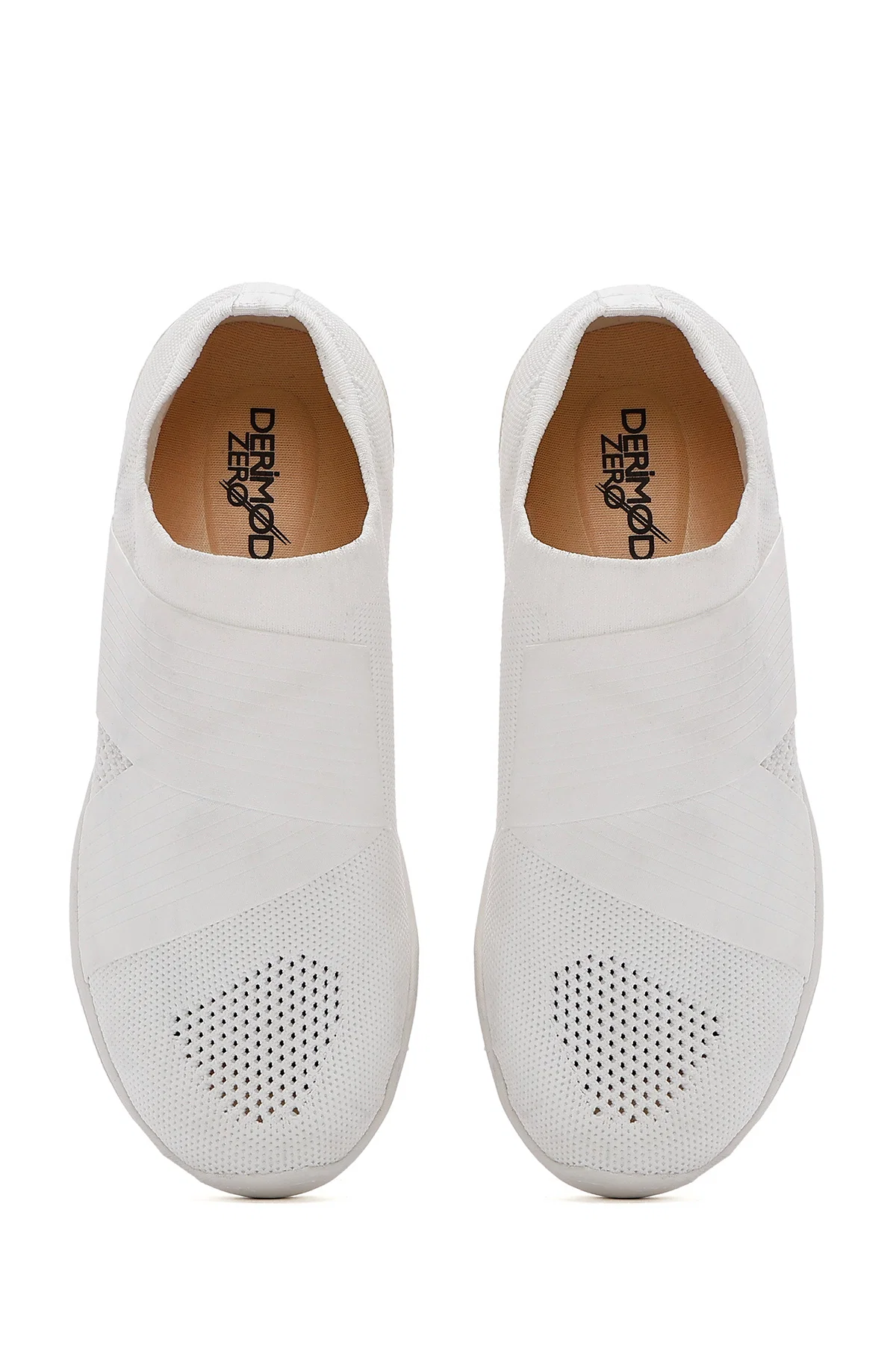 Derimod Zero Kadın Beyaz Kumaş Sneaker - Image 7