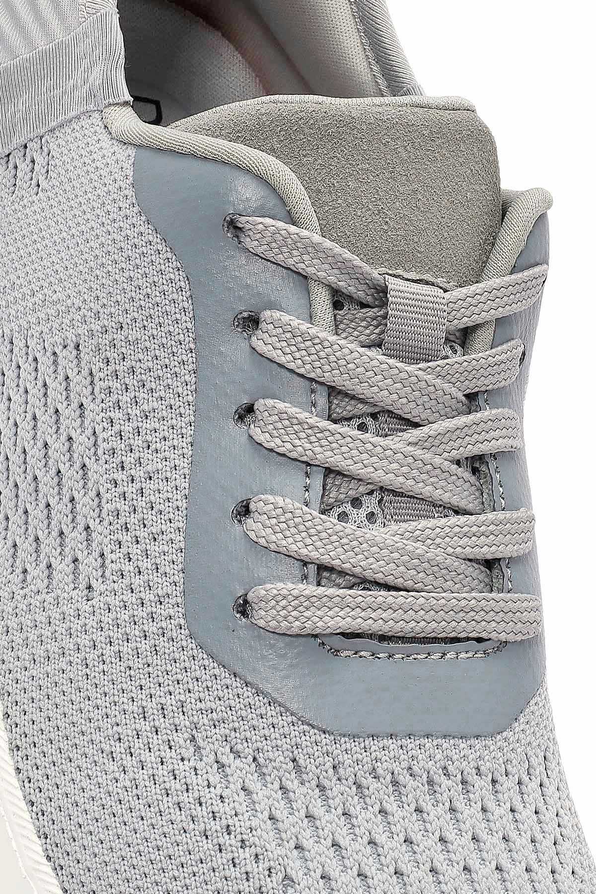 Derimod Zero Kadın Gri Bağcıklı Kalın Tabanlı Sneaker - Image 9