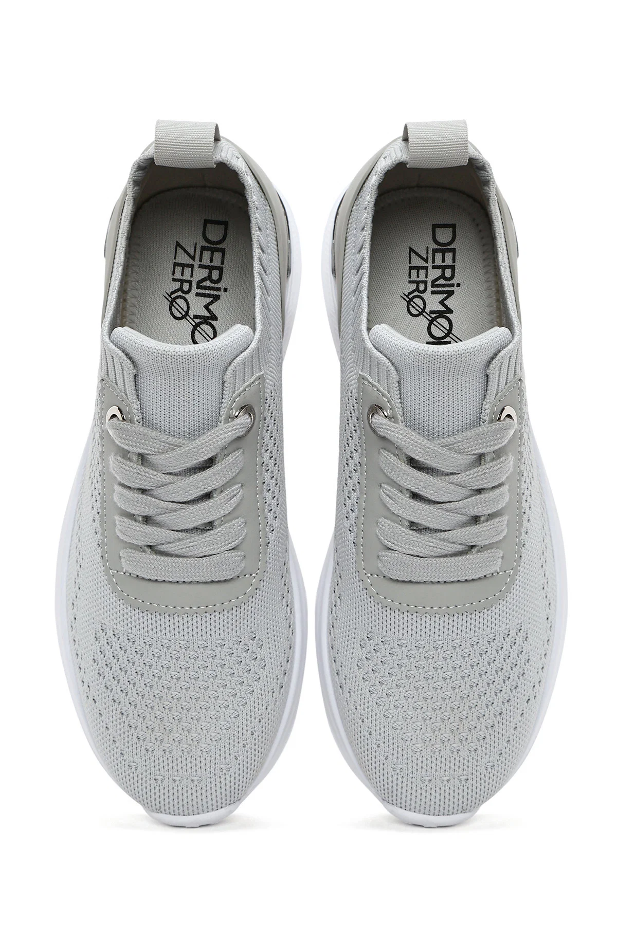 Derimod Zero Kadın Gri Bağcıklı Sneaker - Image 6
