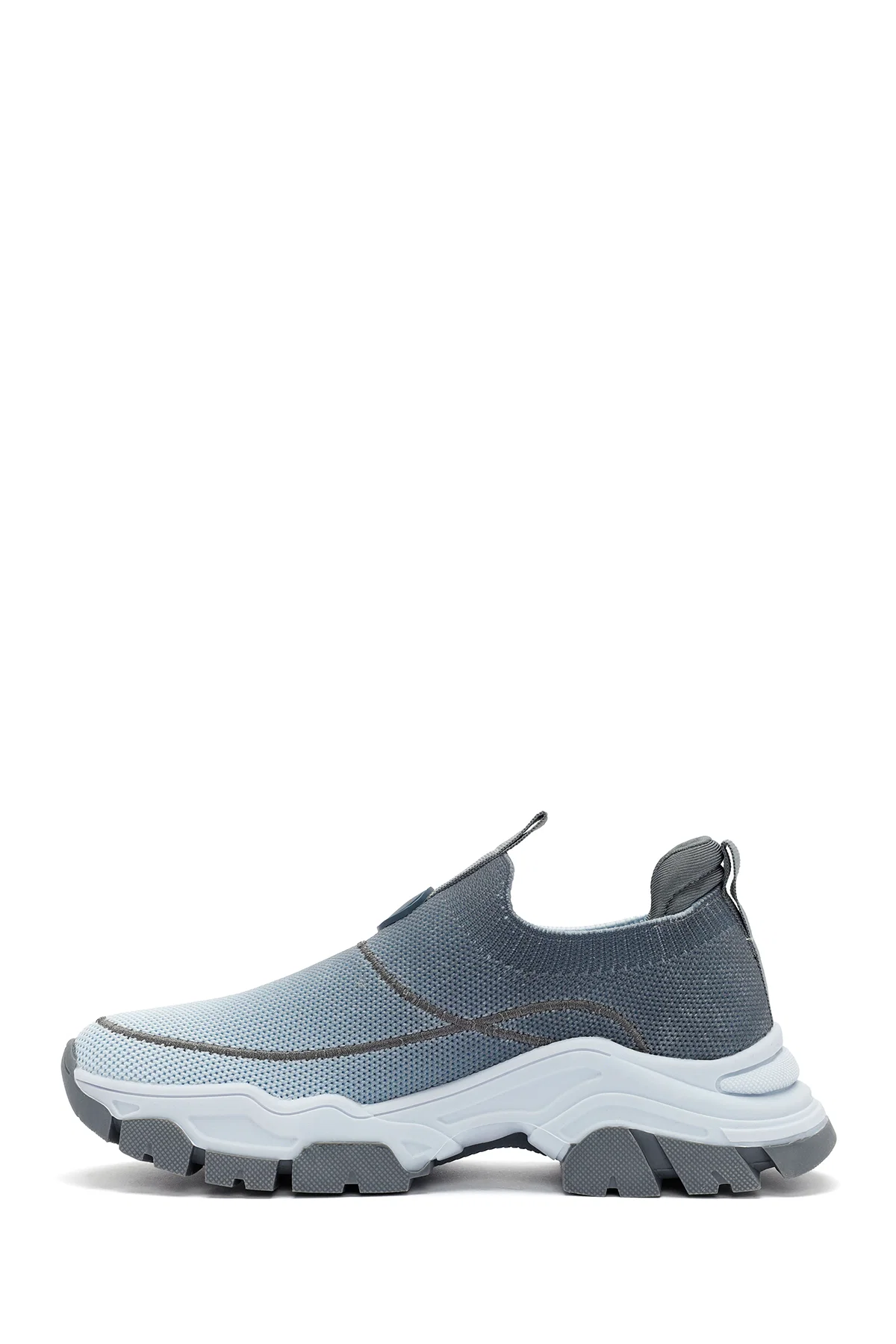 Derimod Zero Kadın Gri Kalın Tabanlı Sneaker - Image 2