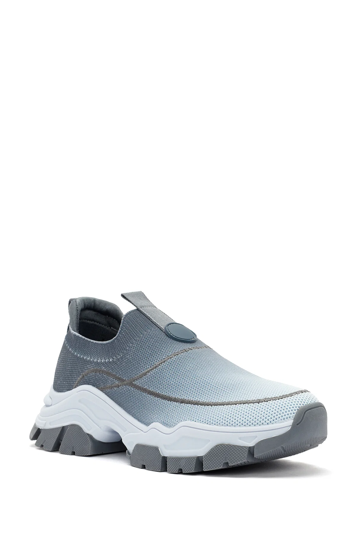Derimod Zero Kadın Gri Kalın Tabanlı Sneaker - Image 6