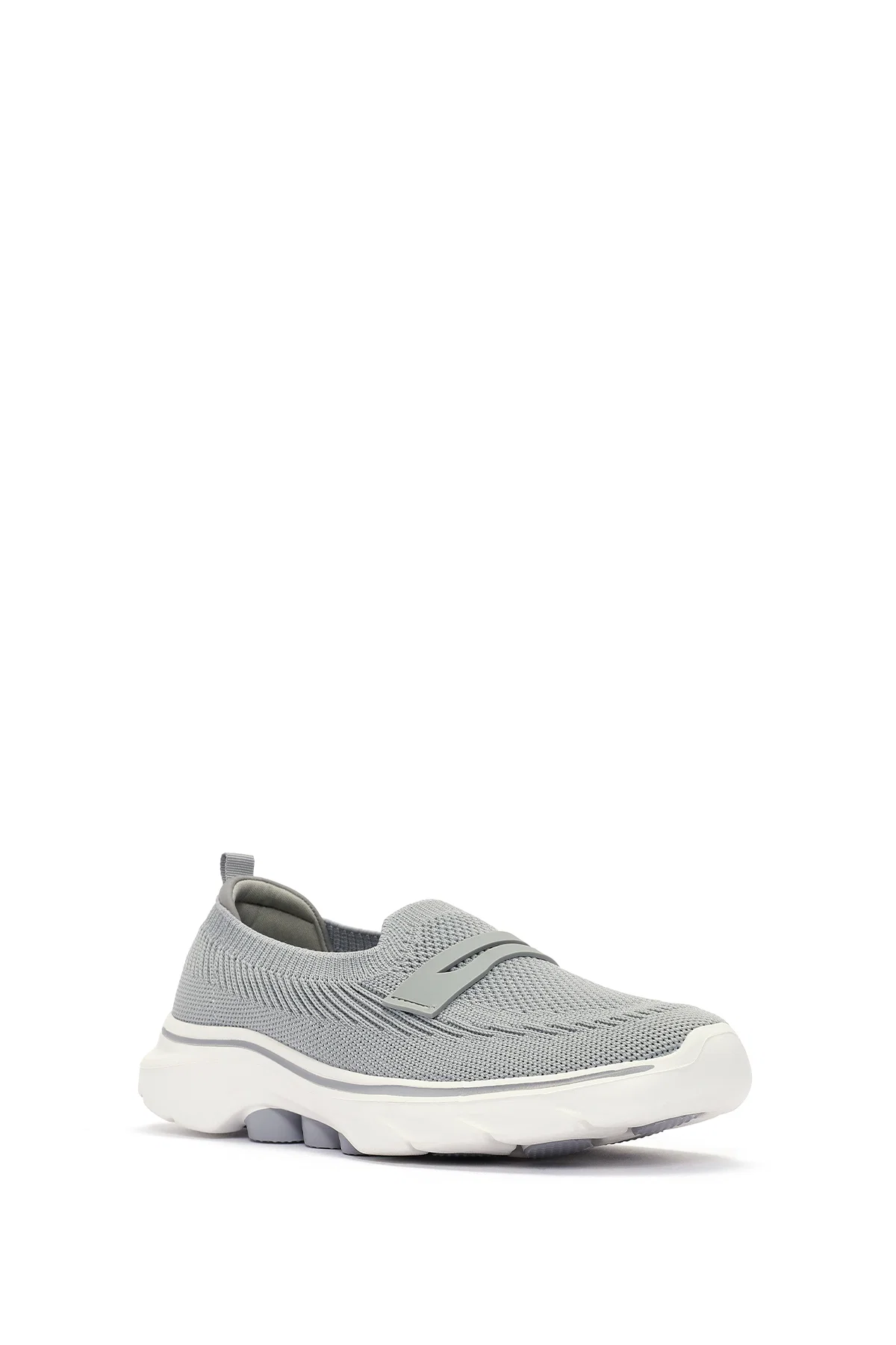 Derimod Zero Kadın Gri Kumaş Kalın Tabanlı Sneaker - Image 6