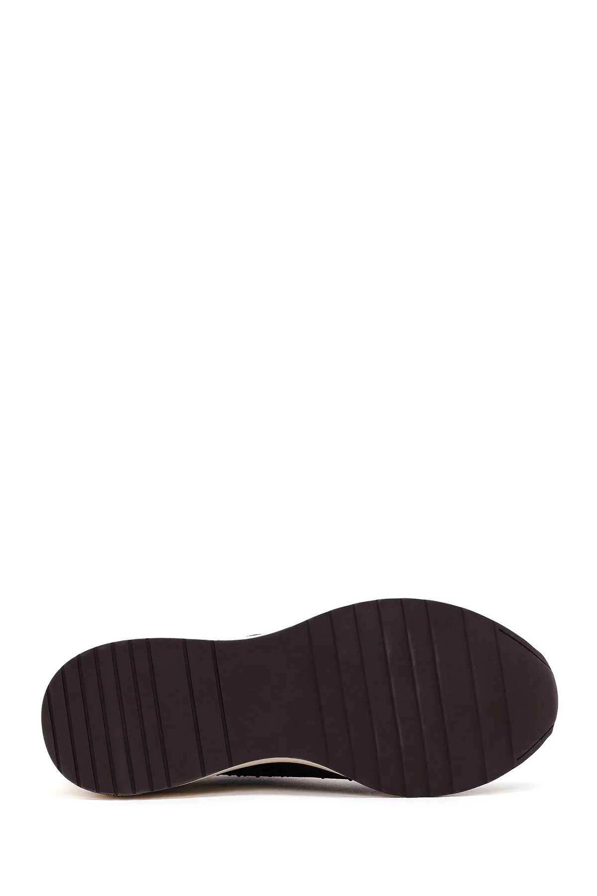 Derimod Zero Kadın Kahverengi Fermuarlı Dolgu Topuklu Kumaş Sneaker - Image 6