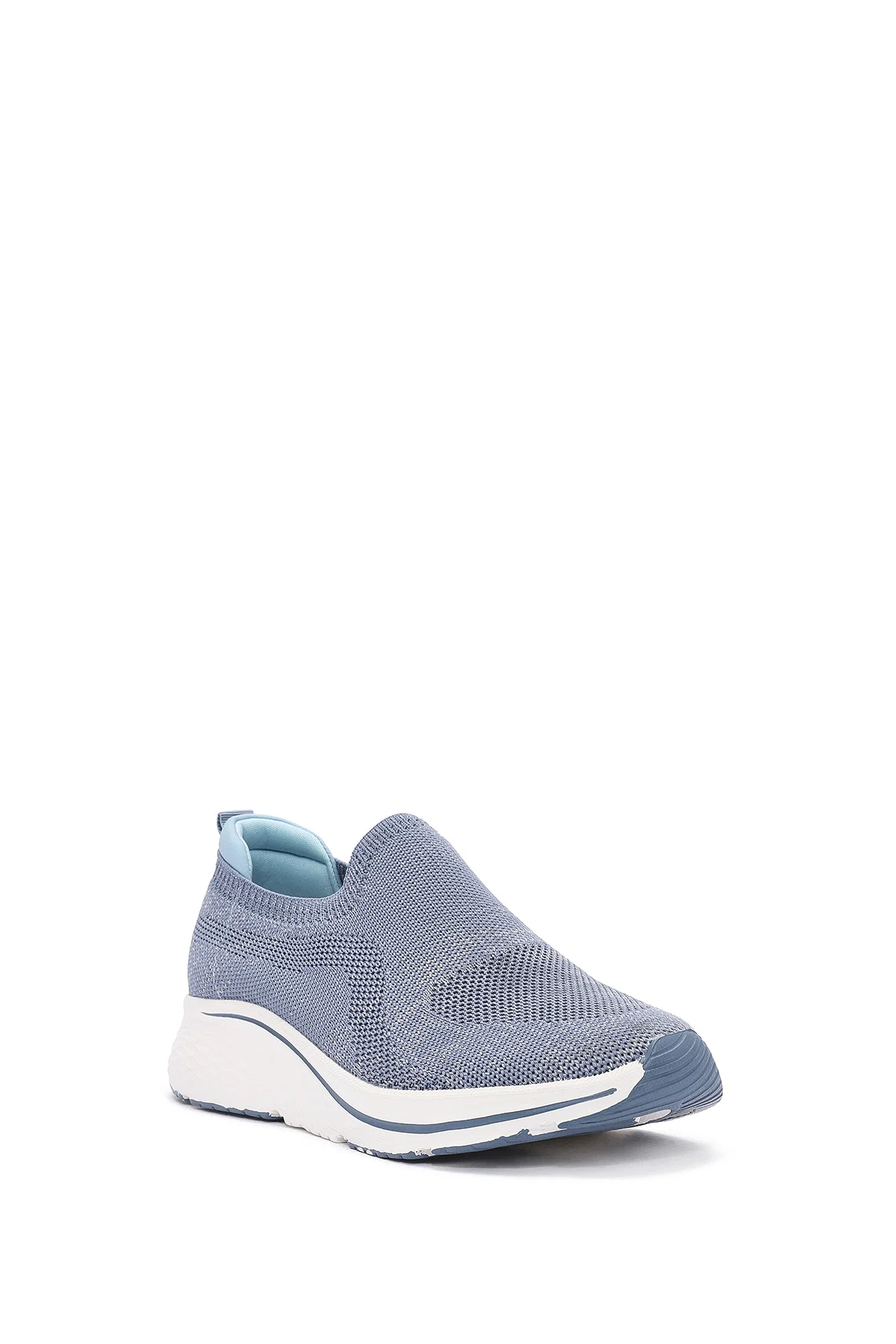 Derimod Zero Kadın Mavi Kalın Tabanlı Kumaş Sneaker - Image 6
