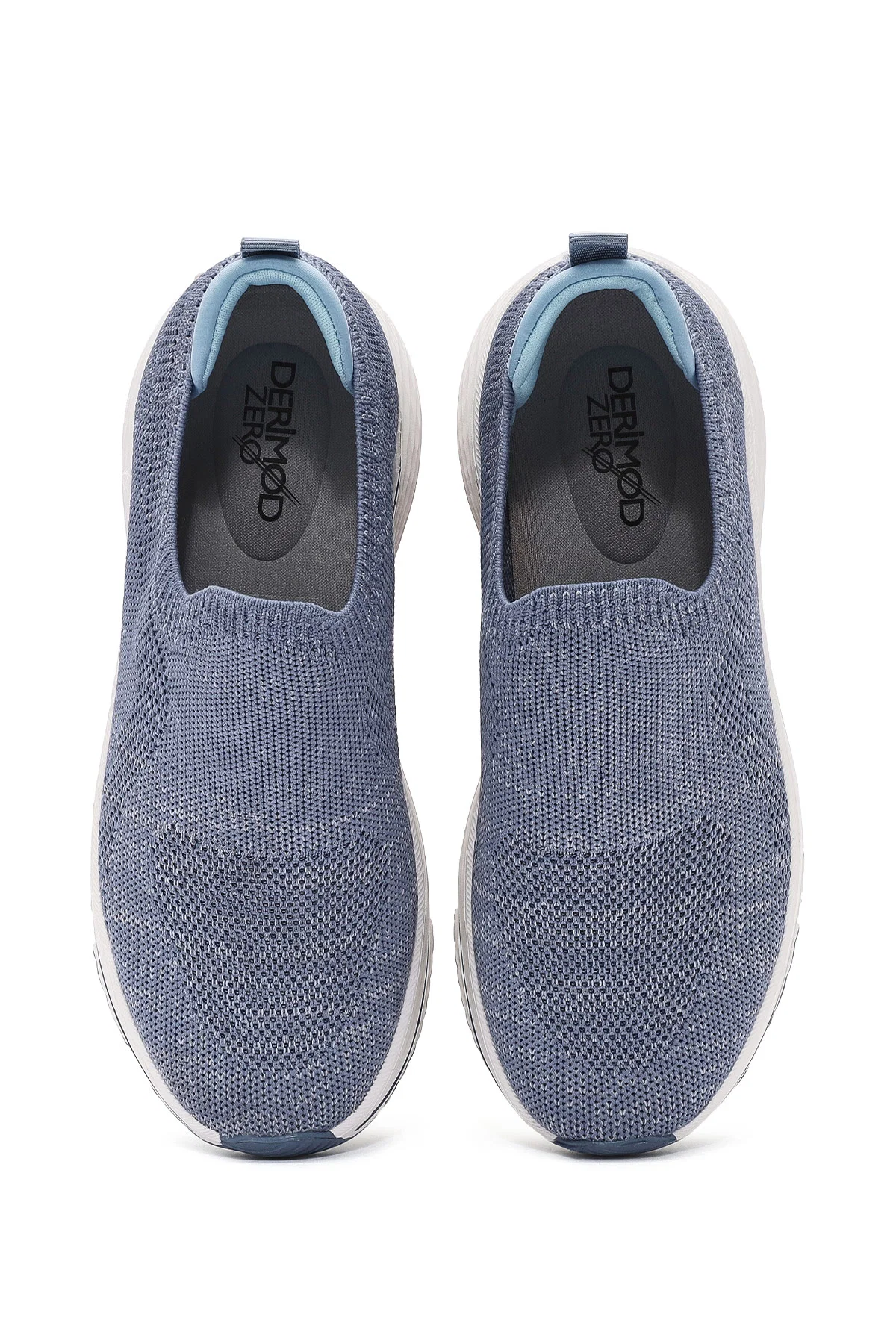 Derimod Zero Kadın Mavi Kalın Tabanlı Kumaş Sneaker - Image 7