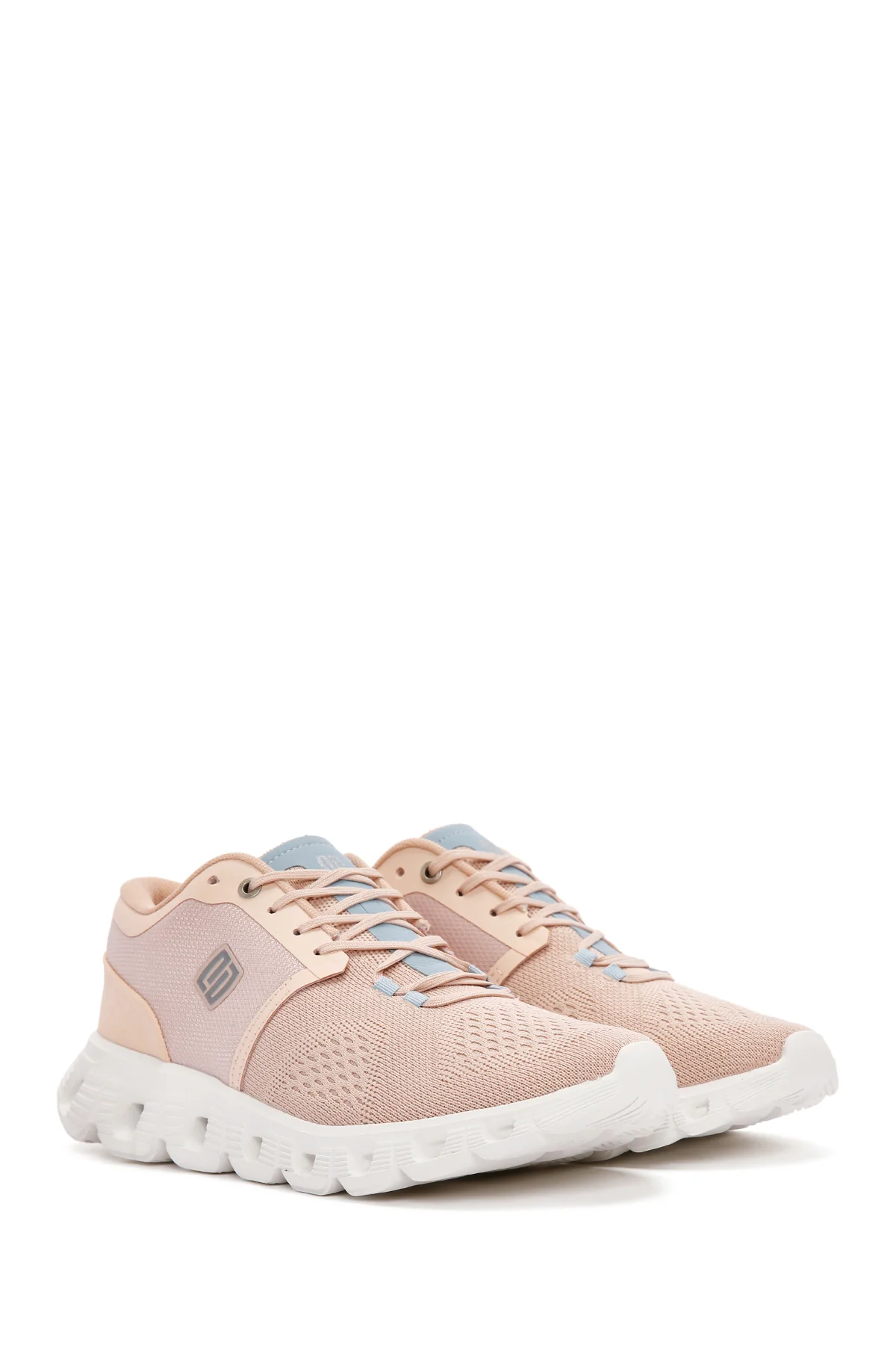 Derimod Zero Kadın Pembe Bağcıklı Kumaş Sneaker - Image 3