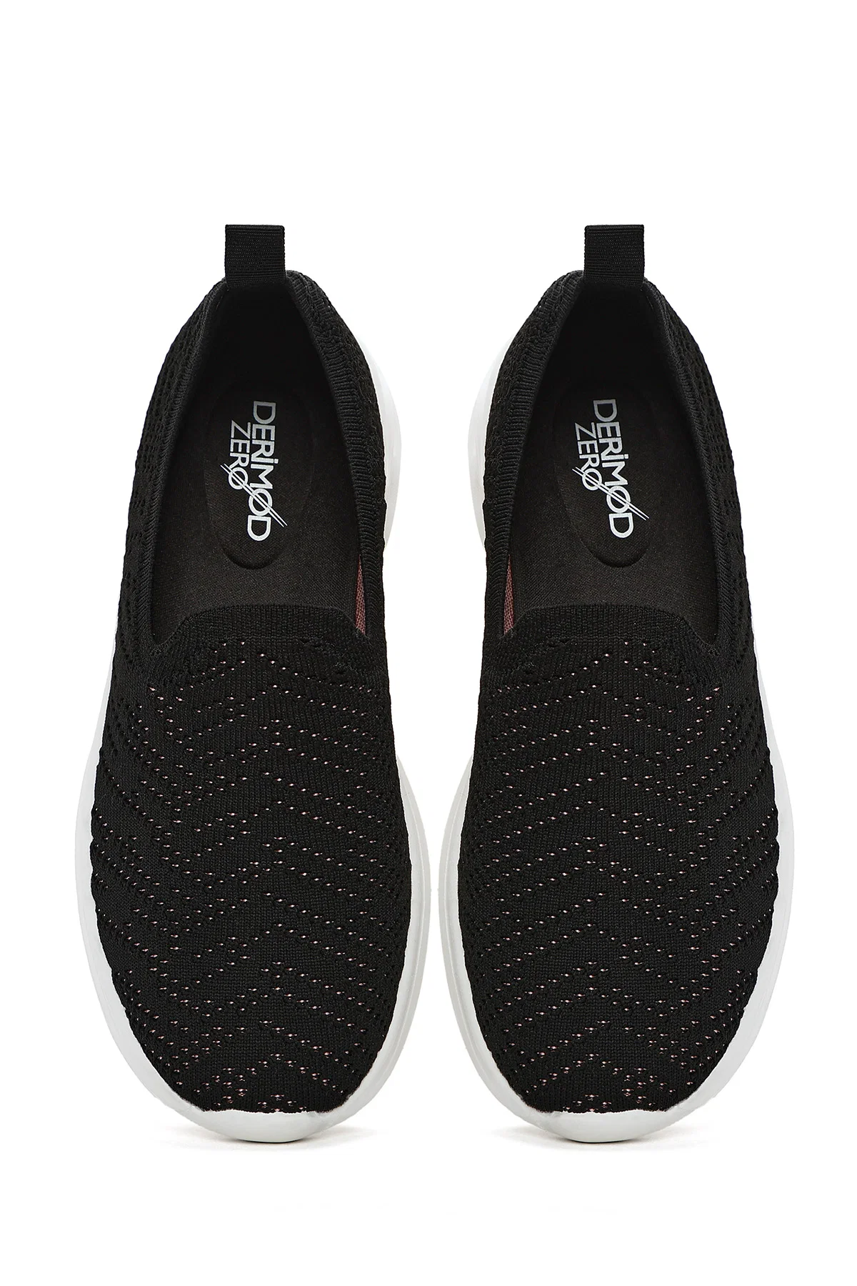 Derimod Zero Kadın Siyah Kalın Tabanlı Sneaker - Image 6