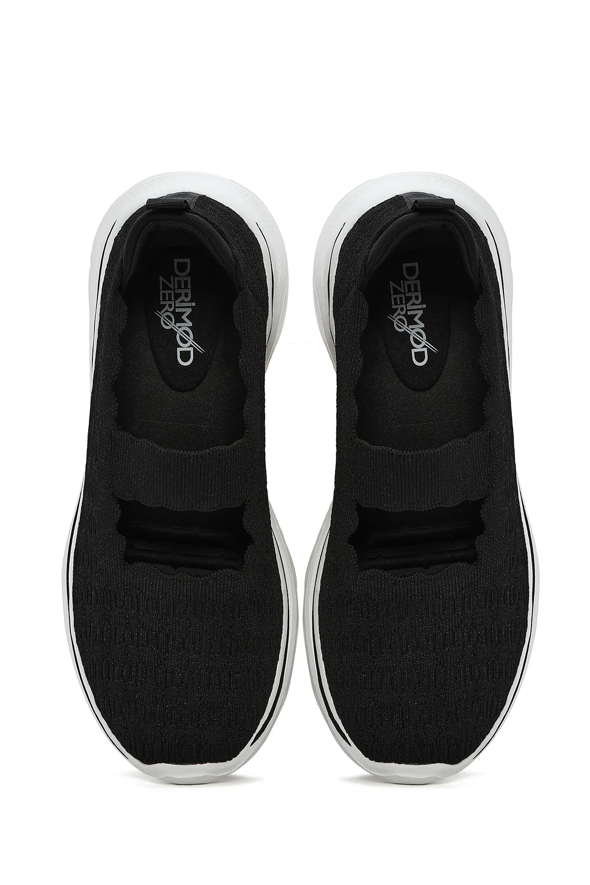 Derimod Zero Kadın Siyah Kumaş Sneaker - Image 6