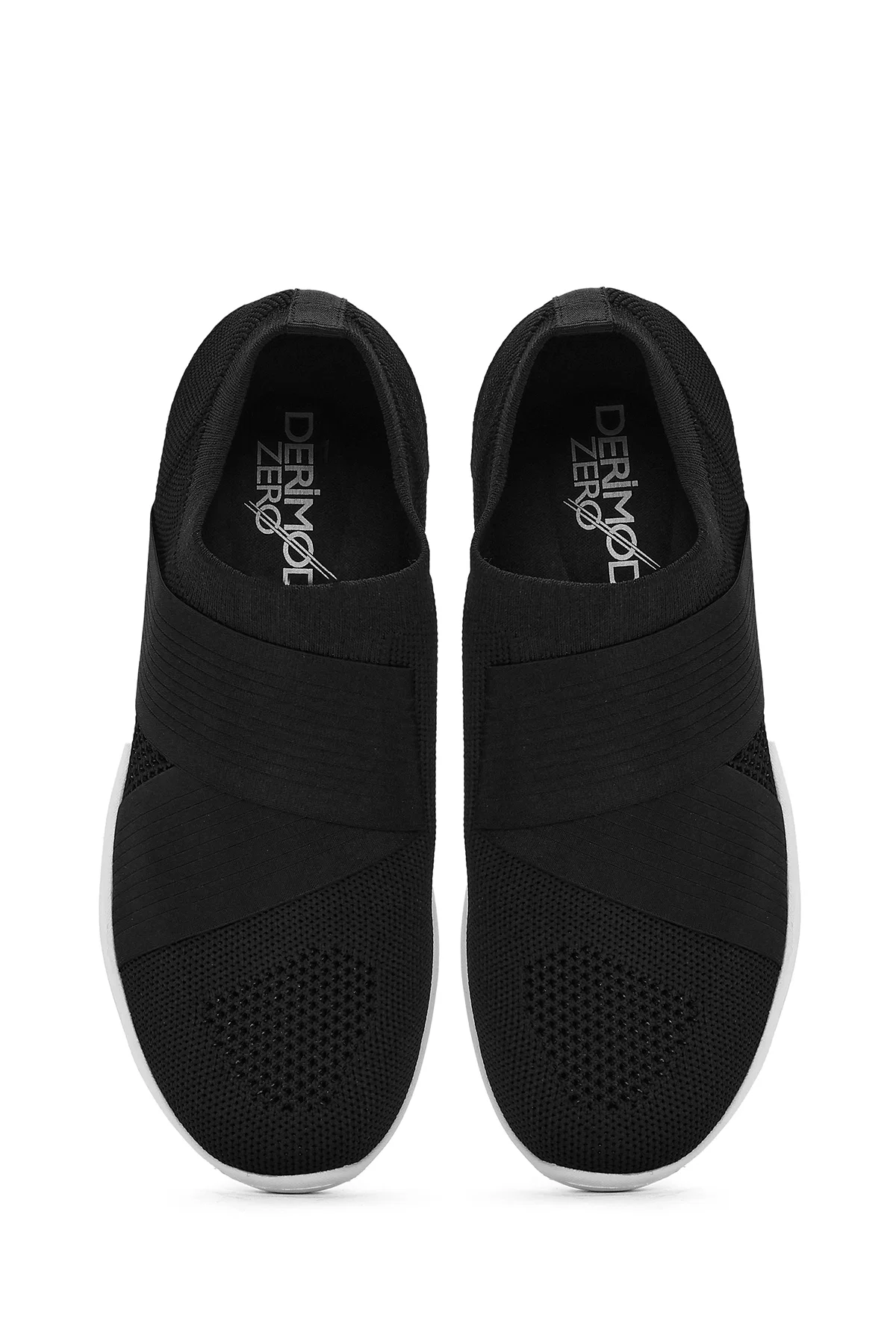 Derimod Zero Kadın Siyah Kumaş Sneaker - Image 7