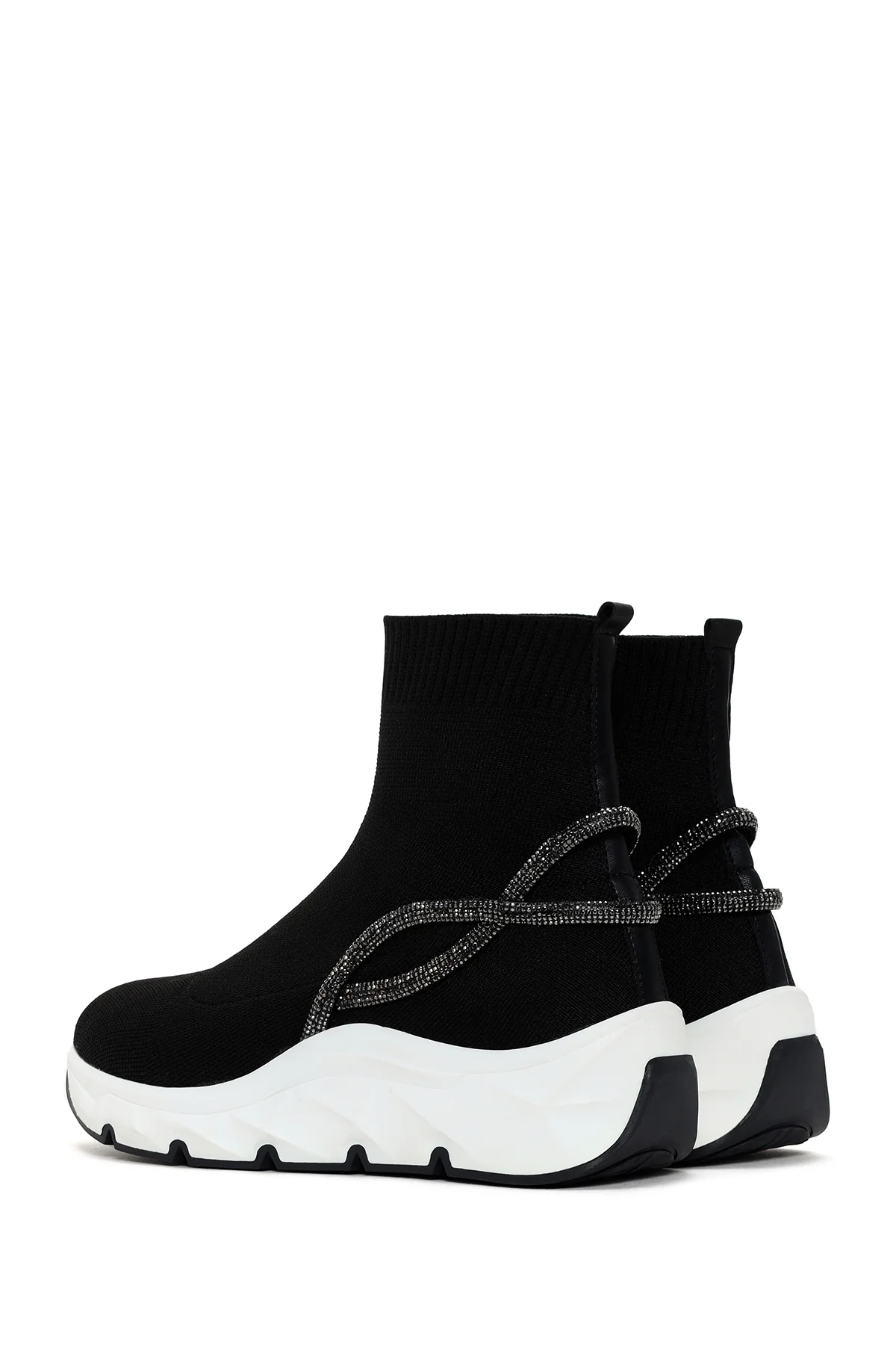 Derimod Zero Kadın Siyah Taşlı Bilekli Sneaker - Image 5