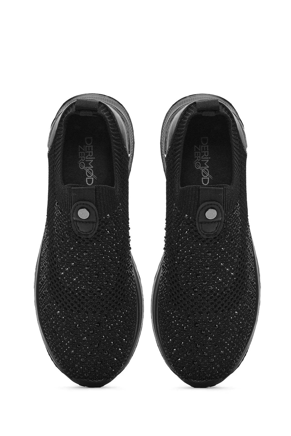 Derimod Zero Kadın Siyah Taşlı Sneaker - Image 7