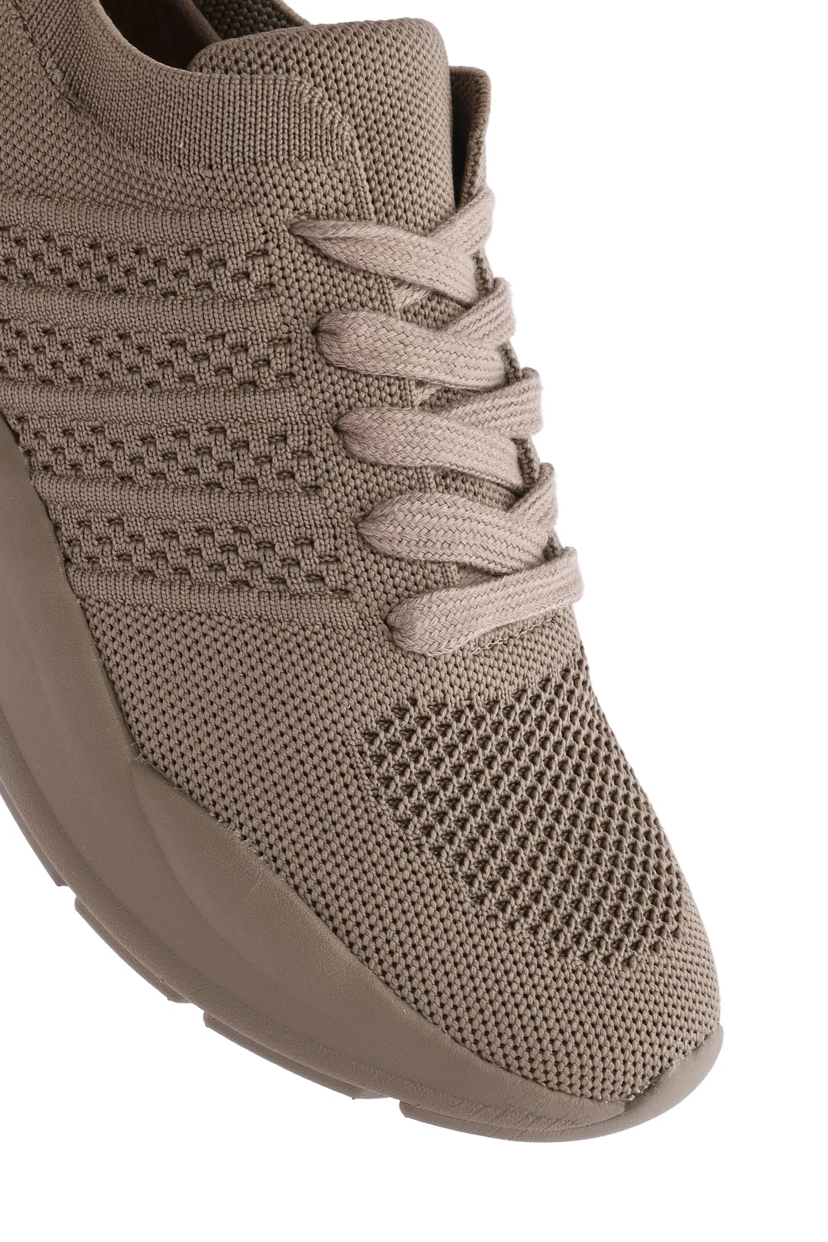 Derimod Zero Kadın Vizon Bağcıklı Kalın Tabanlı Sneaker - Image 7