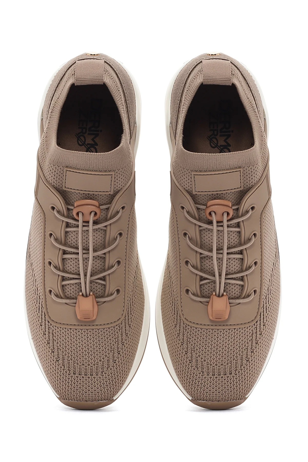 Derimod Zero Kadın Vizon Kalın Tabanlı Bağcıklı Sneaker - Image 7
