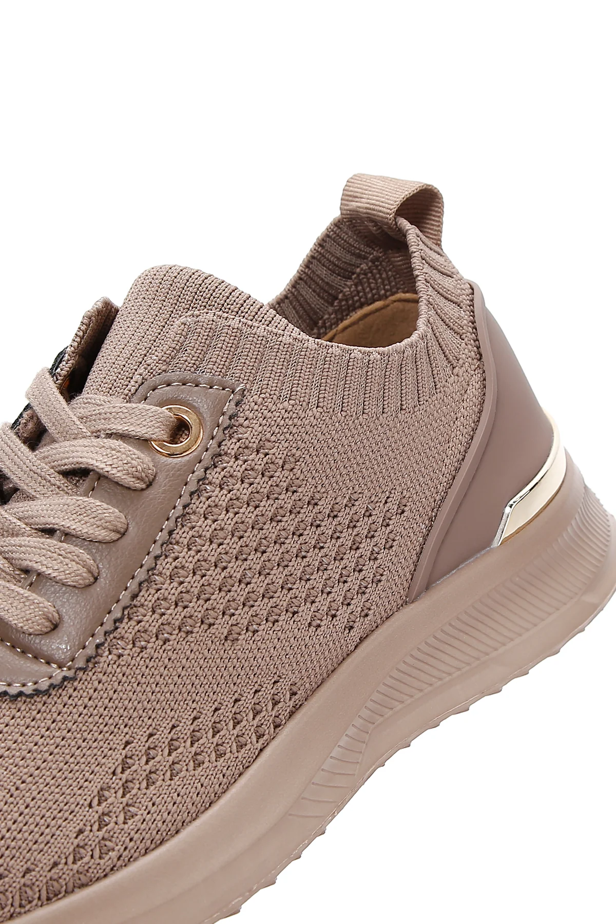 Derimod Zero Kadın Vizon Kalın Tabanlı Sneaker - Image 7
