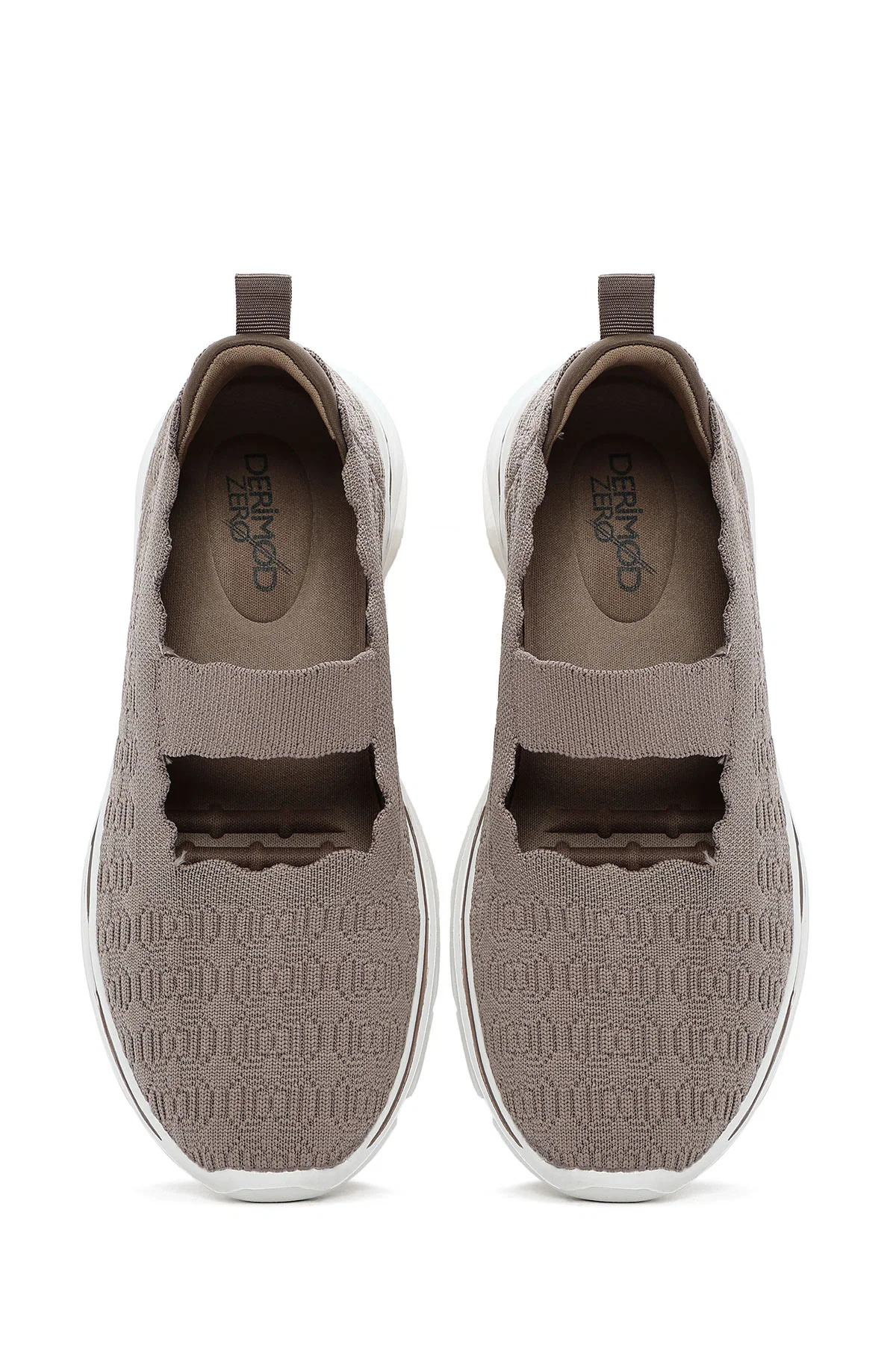 Derimod Zero Kadın Vizon Kumaş Sneaker - Image 6