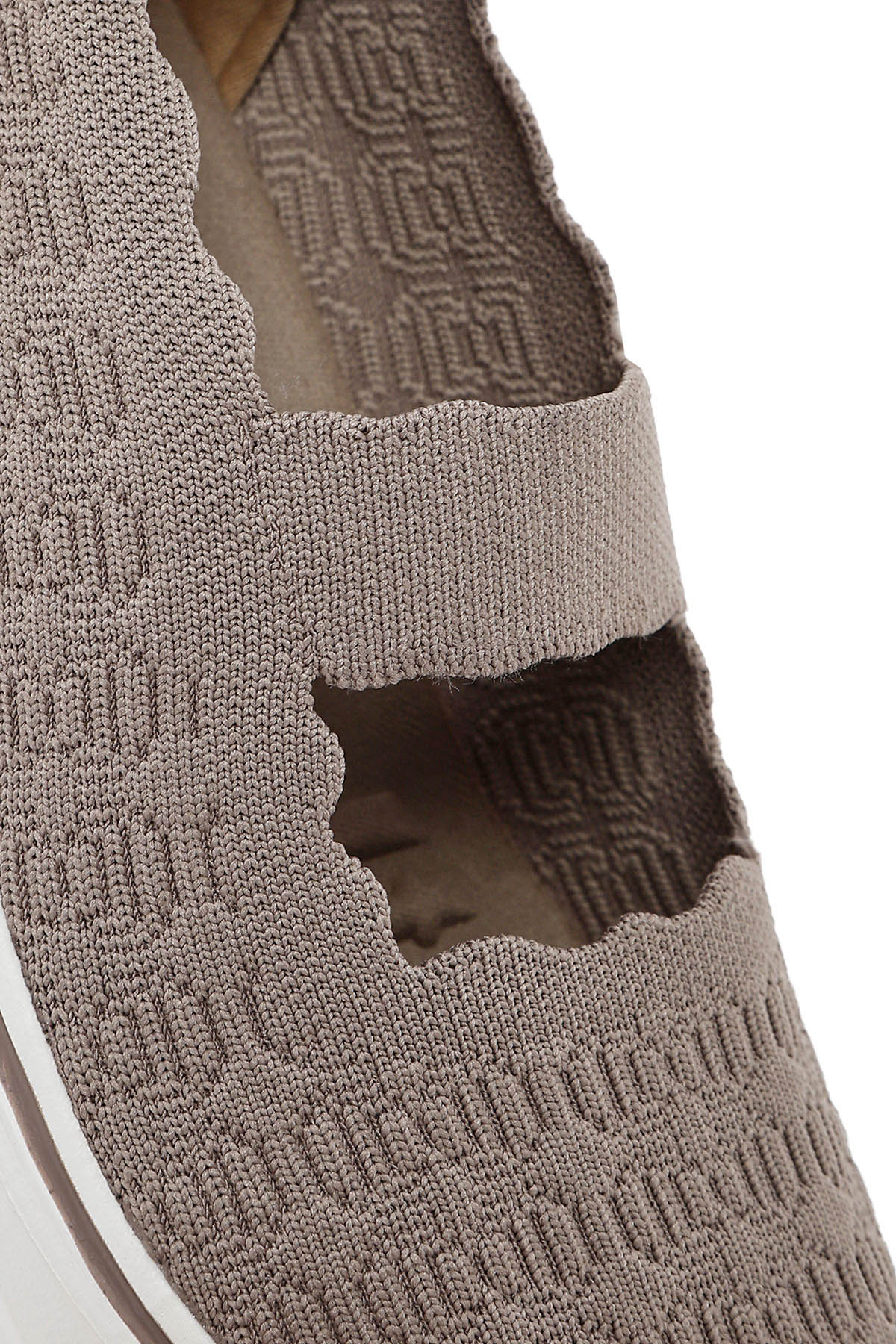 Derimod Zero Kadın Vizon Kumaş Sneaker - Image 8