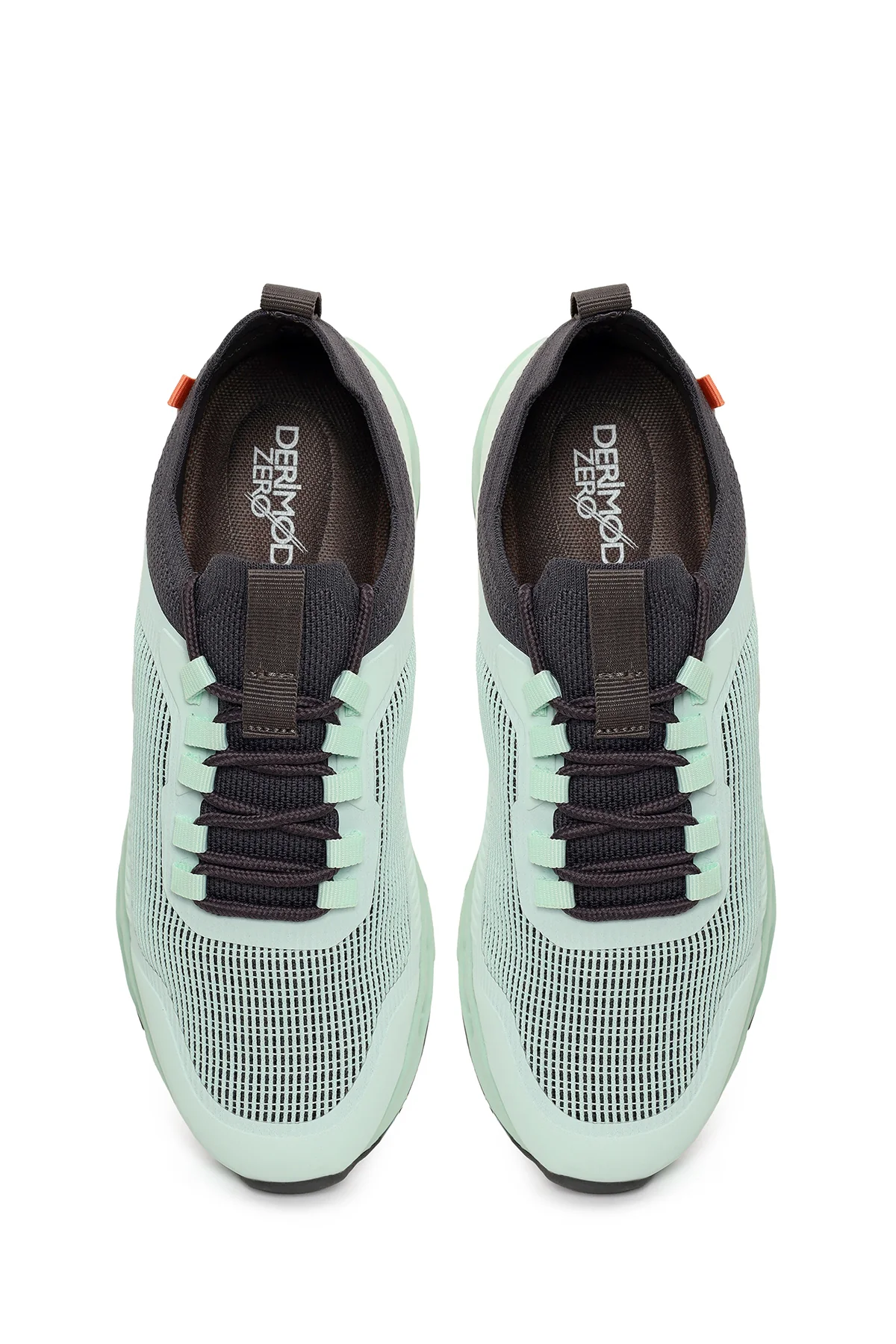 Derimod Zero Kadın Yeşil Kalın Tabanlı Bağcıklı Kumaş Sneaker - Image 5