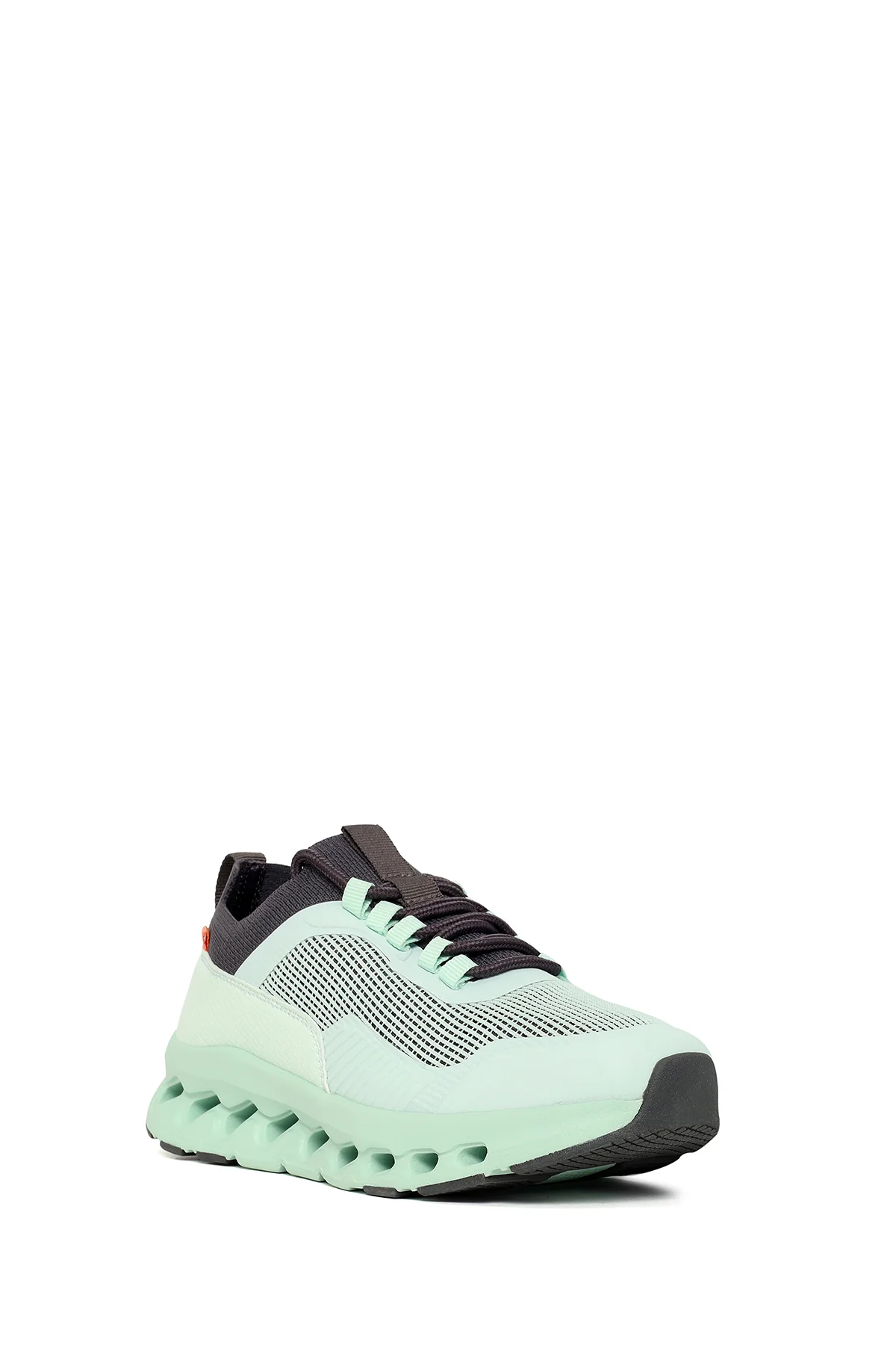 Derimod Zero Kadın Yeşil Kalın Tabanlı Bağcıklı Kumaş Sneaker - Image 8
