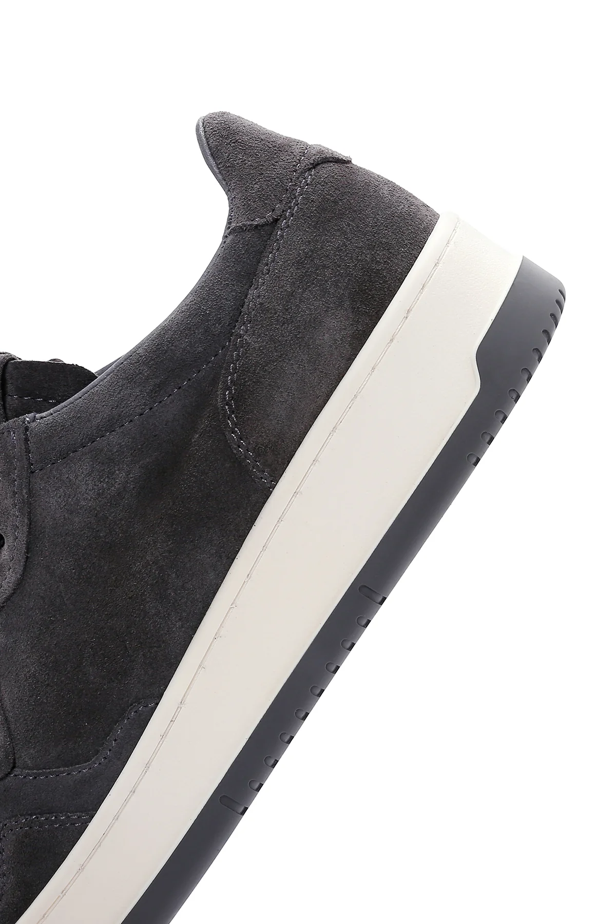 Erkek Antrasit Süet Deri Sneaker - Image 7