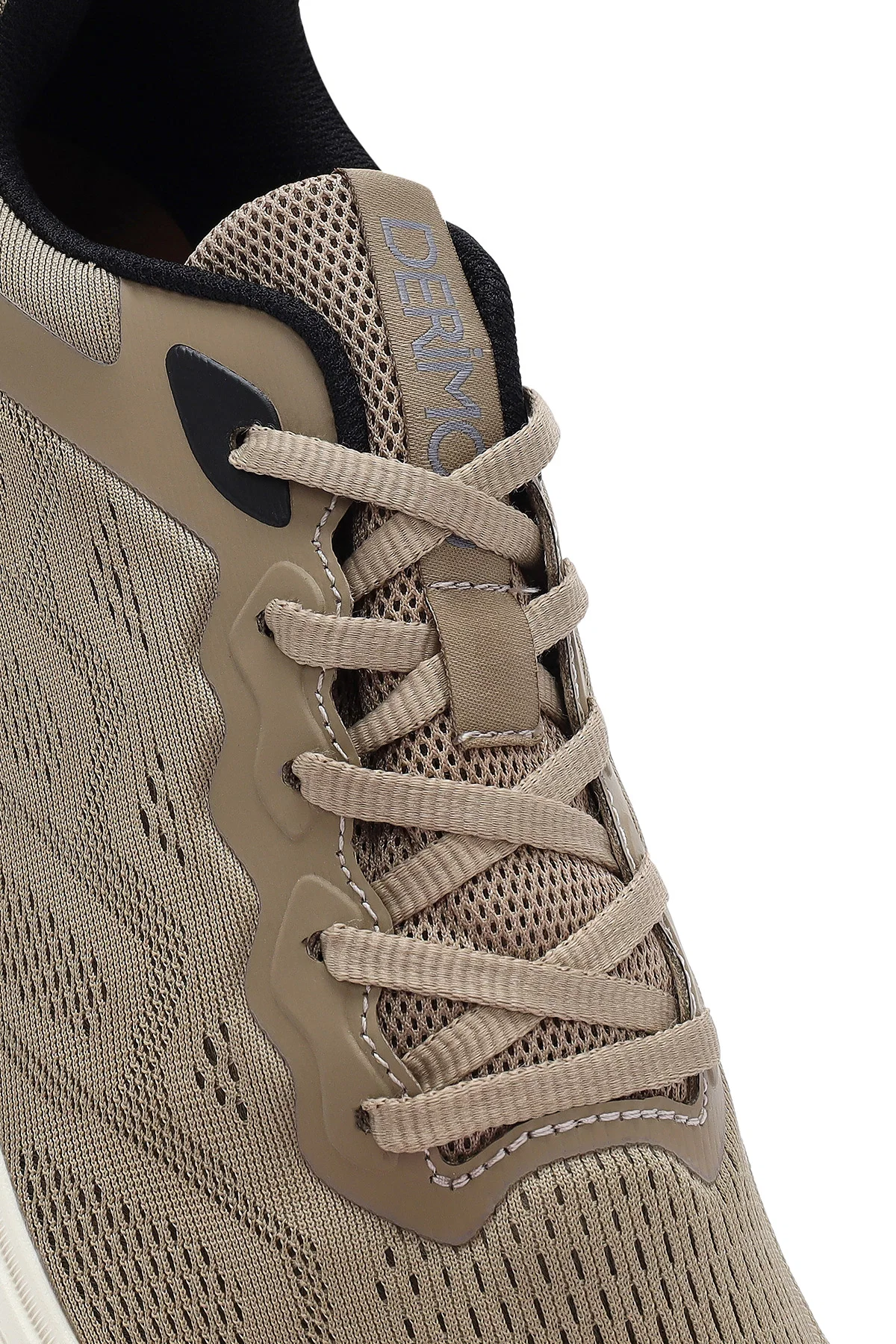 Erkek Bej Bağcıklı Kalın Tabanlı Sneaker - Image 8