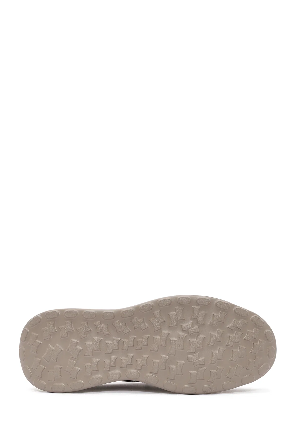 Erkek Bej Bağcıklı Kumaş Sneaker - Image 4