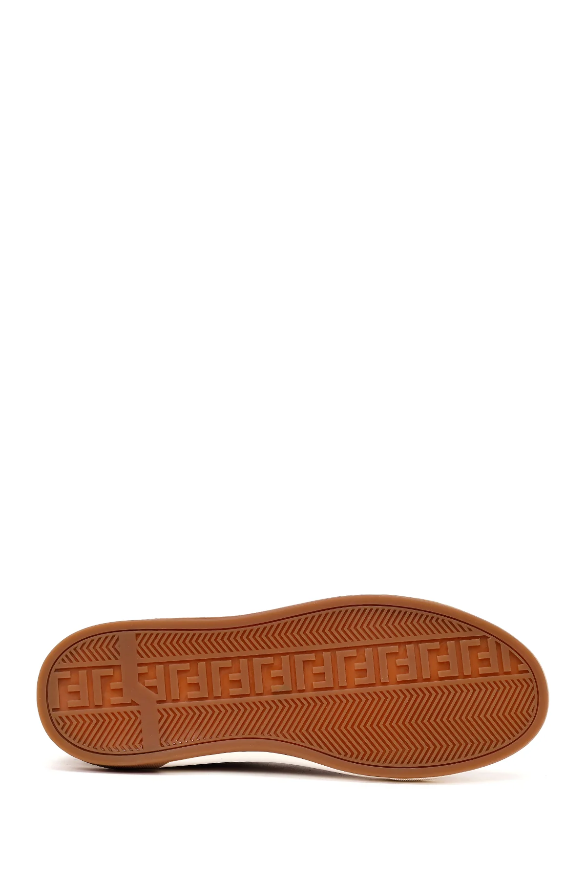 Erkek Bej Bağcıklı Süet Deri Sneaker - Image 5