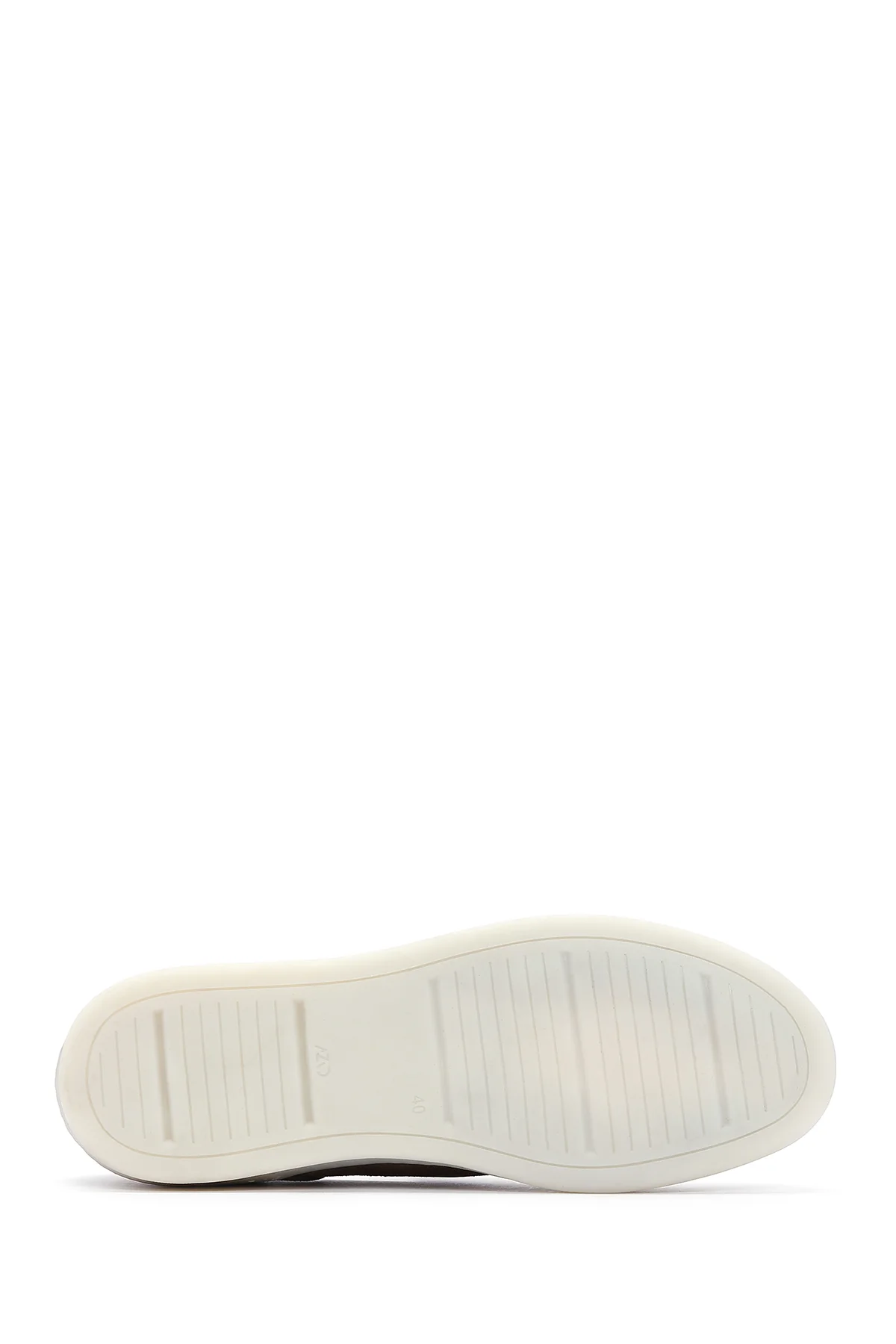 Erkek Bej Deri Loafer - Image 4