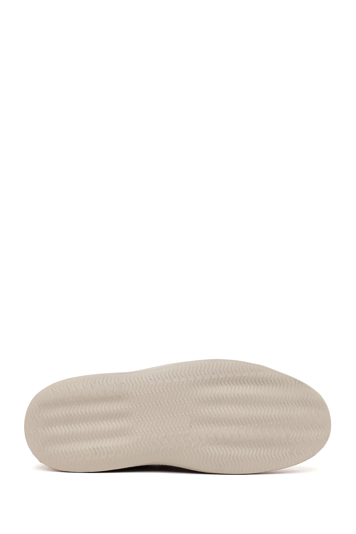 Erkek Bej Kalın Tabanlı Nubuk Deri Konfor Loafer - Image 5