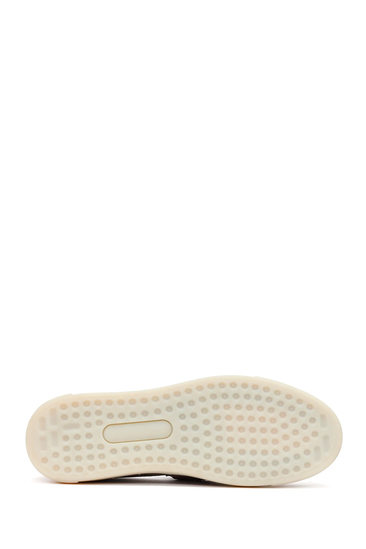 Erkek Bej Kalın Tabanlı Süet Deri Loafer - Image 5