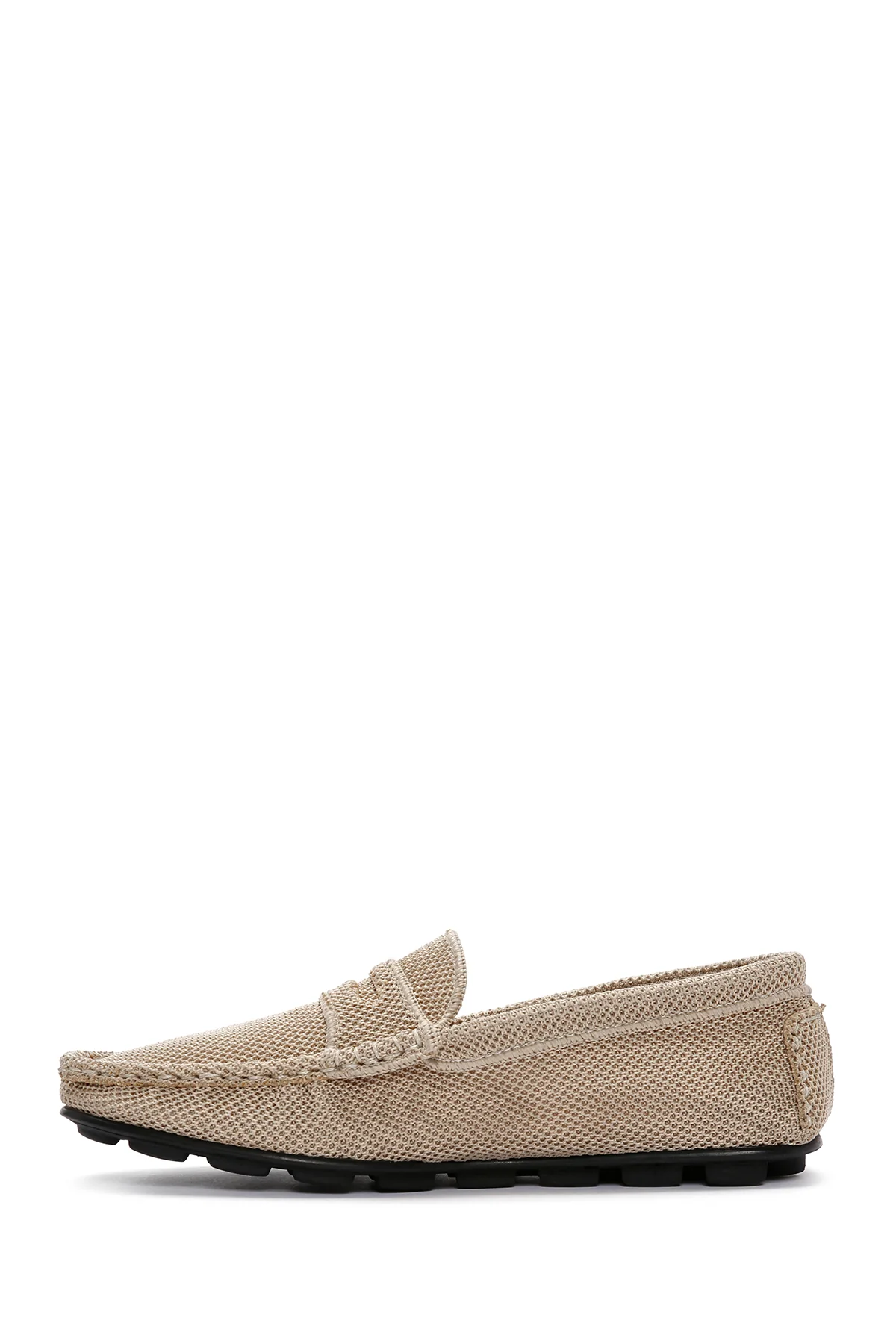 Erkek Bej Kumaş Loafer - Image 2