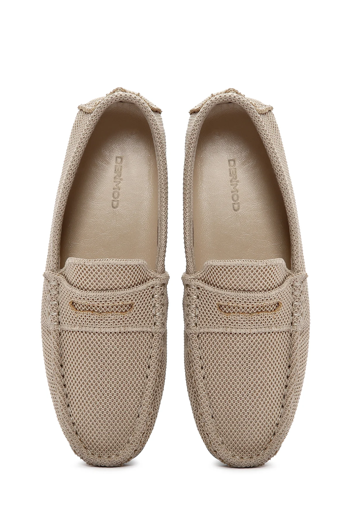 Erkek Bej Kumaş Loafer - Image 6