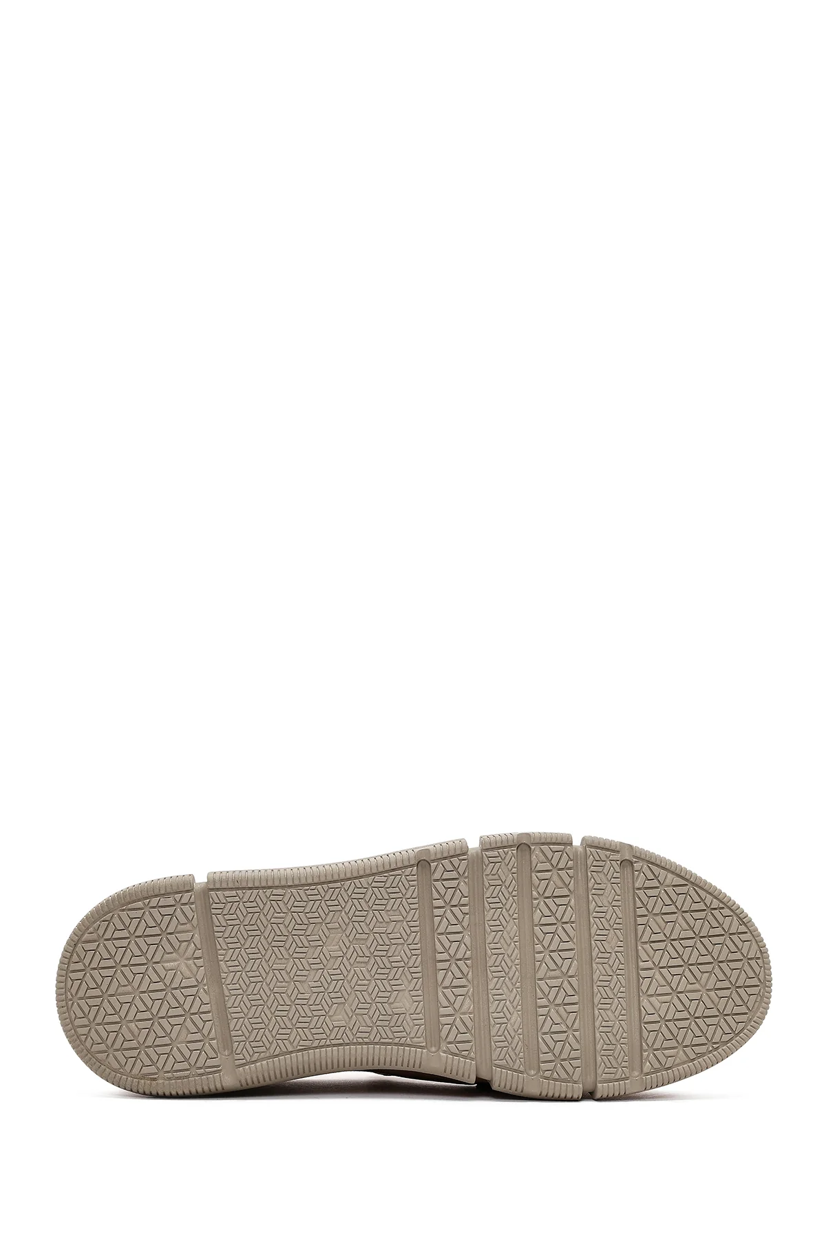 Erkek Bej Nubuk Deri Casual Loafer - Image 5